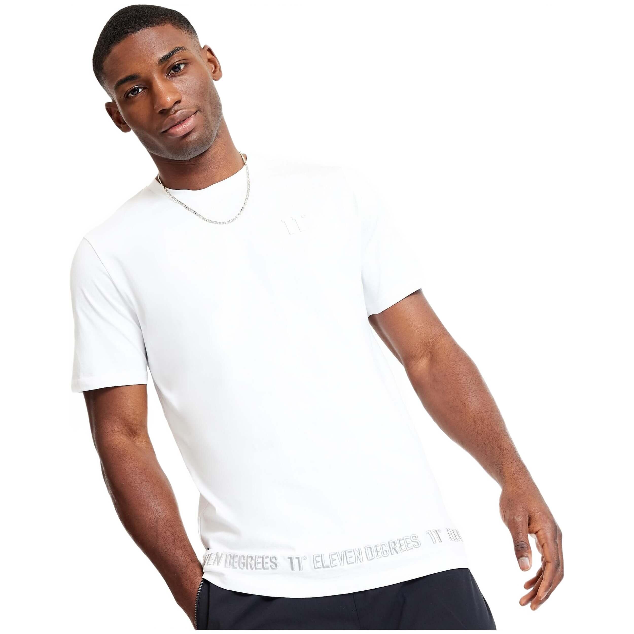 Camiseta de manga corta 11 degrees modelo 11D3683-002 para hombre 1/4
