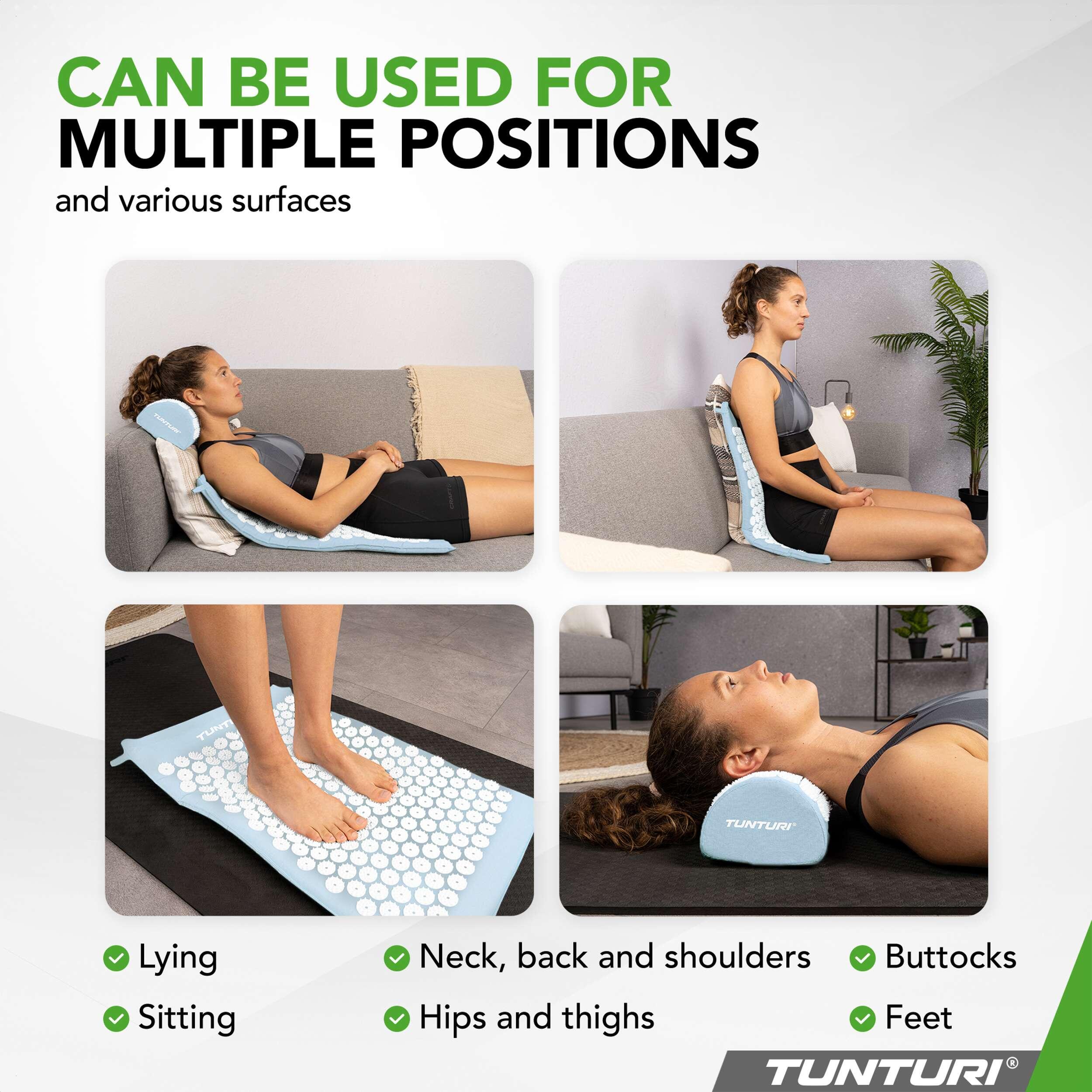 Tapis de clous avec coussin - Acupression - Tapis de méditation 4/7