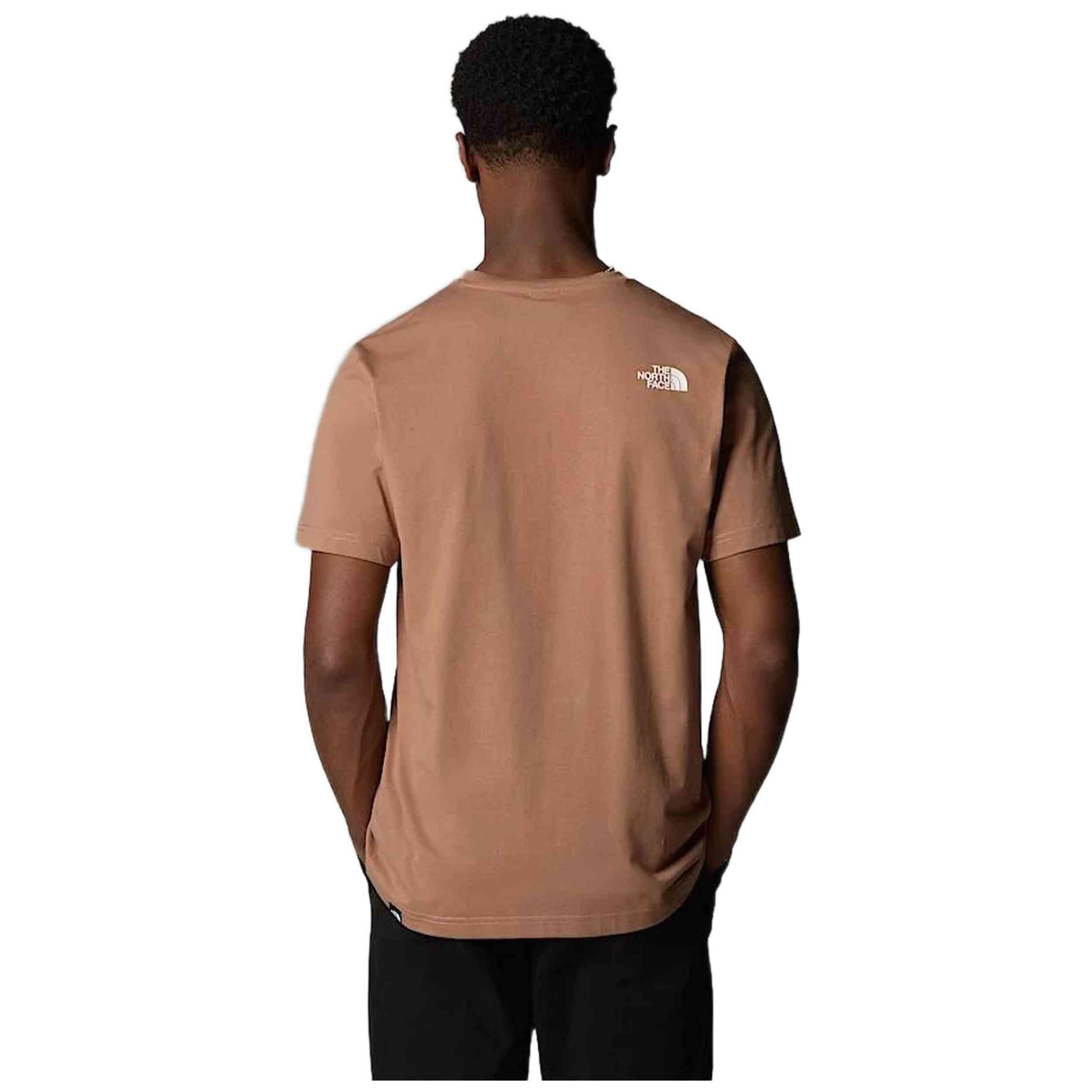 Camiseta de manga corta The north face modelo NF0A8A6C6E11 para hombre 3/4