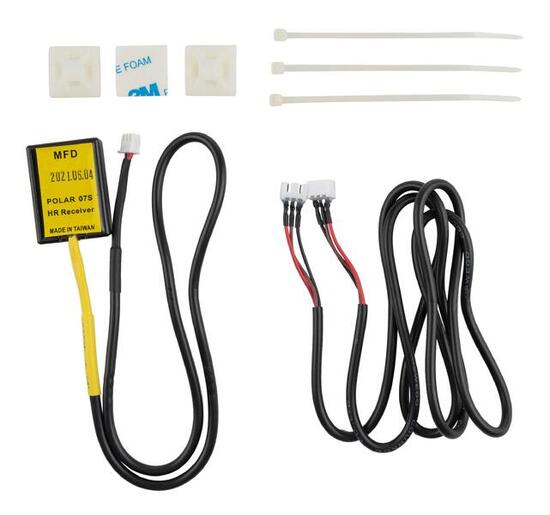 Récepteur fréquence cardiaque Fluid Rower First Degree Noir pour modèles Plus