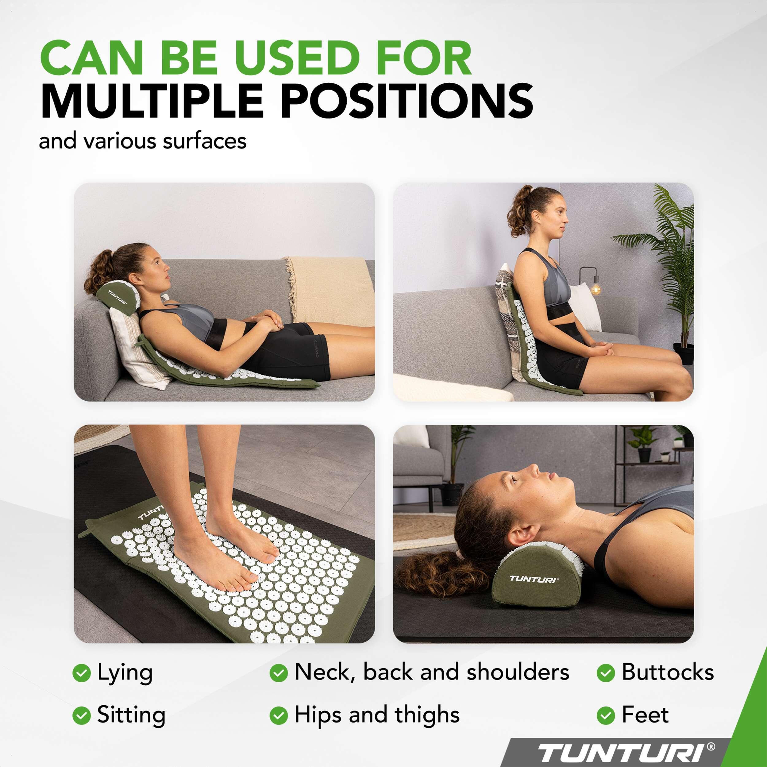 Tapis de clous avec coussin - Acupression - Tapis de méditation 4/7