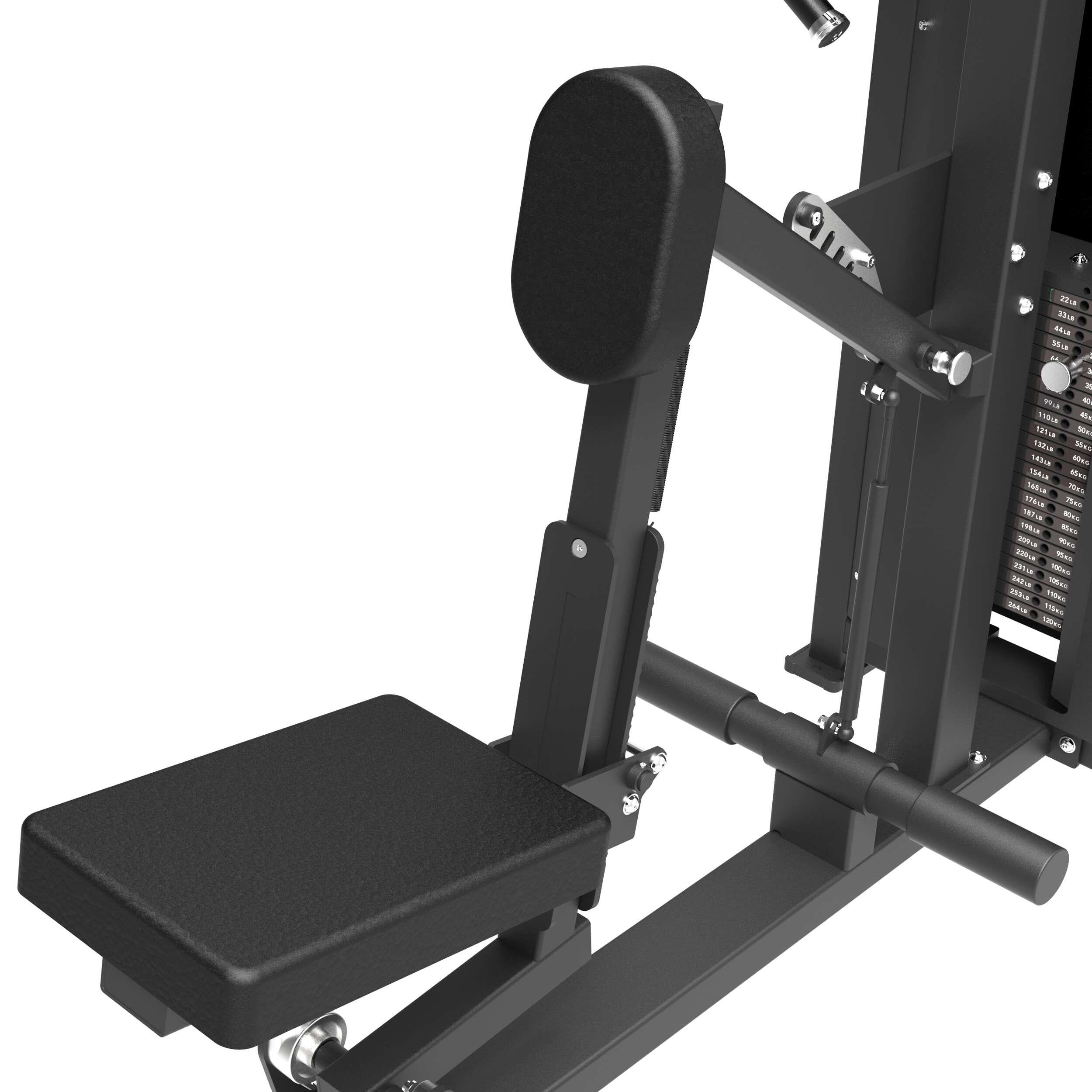 Tunturi Platinum Seated Row/Rudermaschine Kraftstation mit Gewichtsstapel 6/7