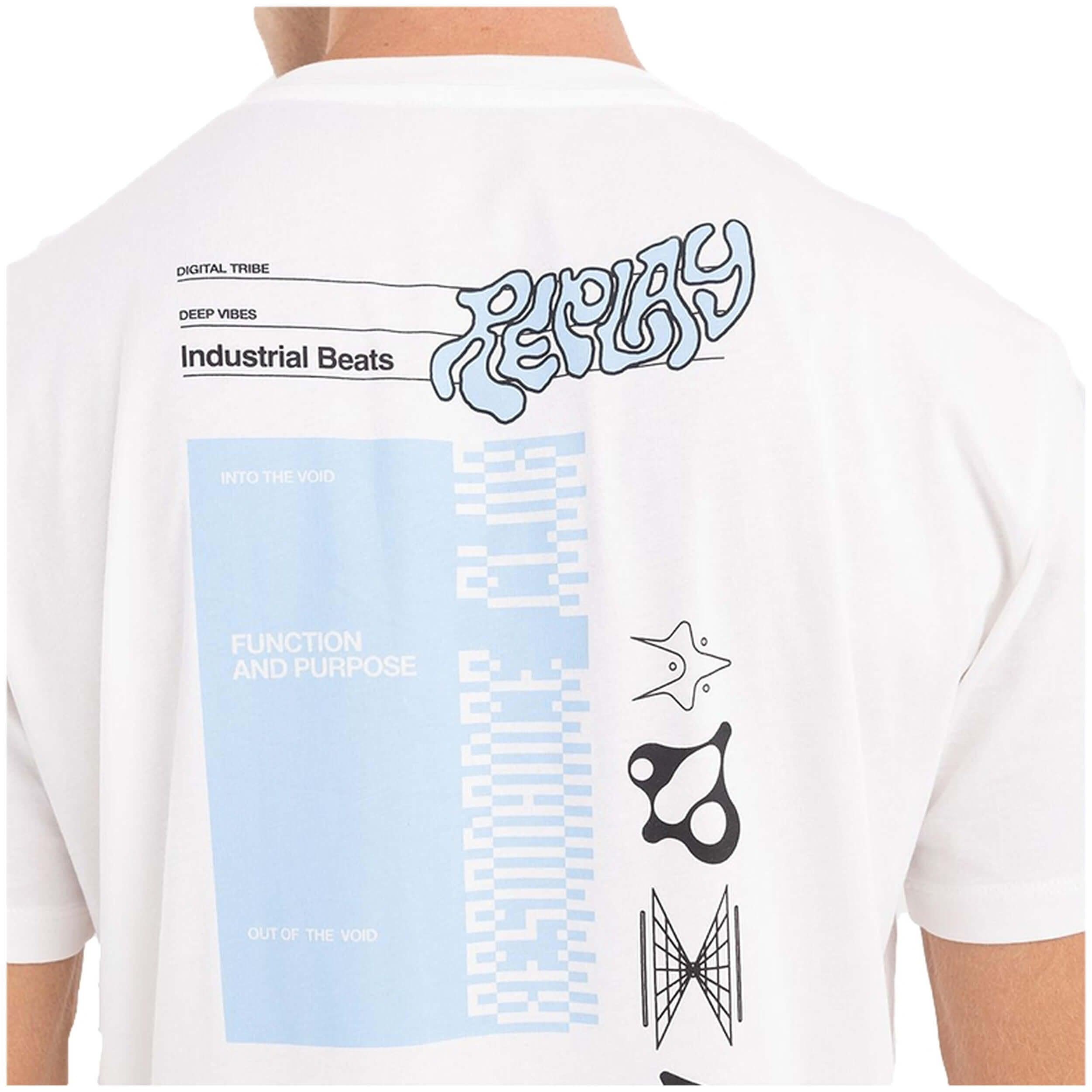 Maglia a maniche corte Replay modello M68420002660011 per uomini 2/4