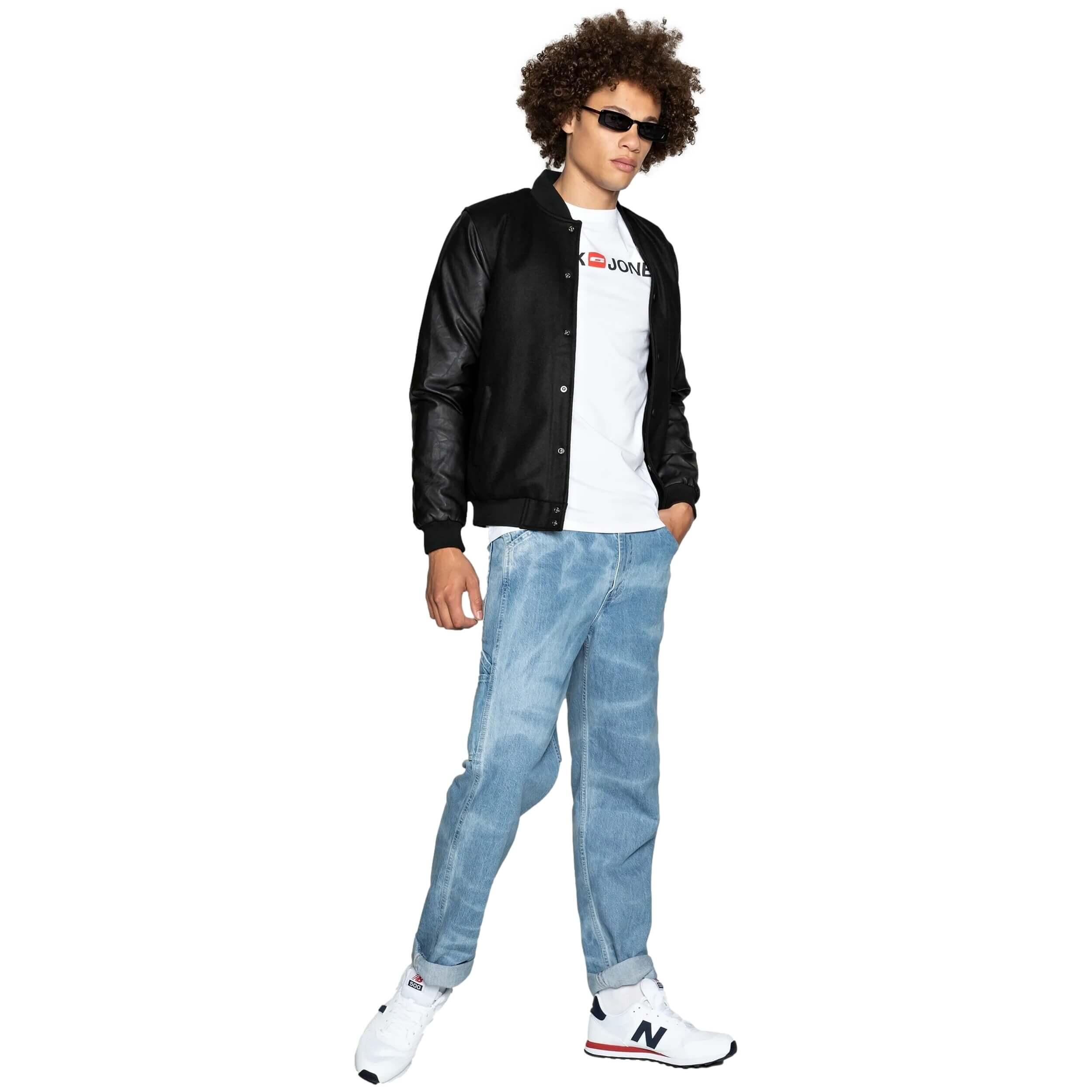 Maglia a maniche corte Jack&jones modello 12137126-WHITE per uomini 2/5