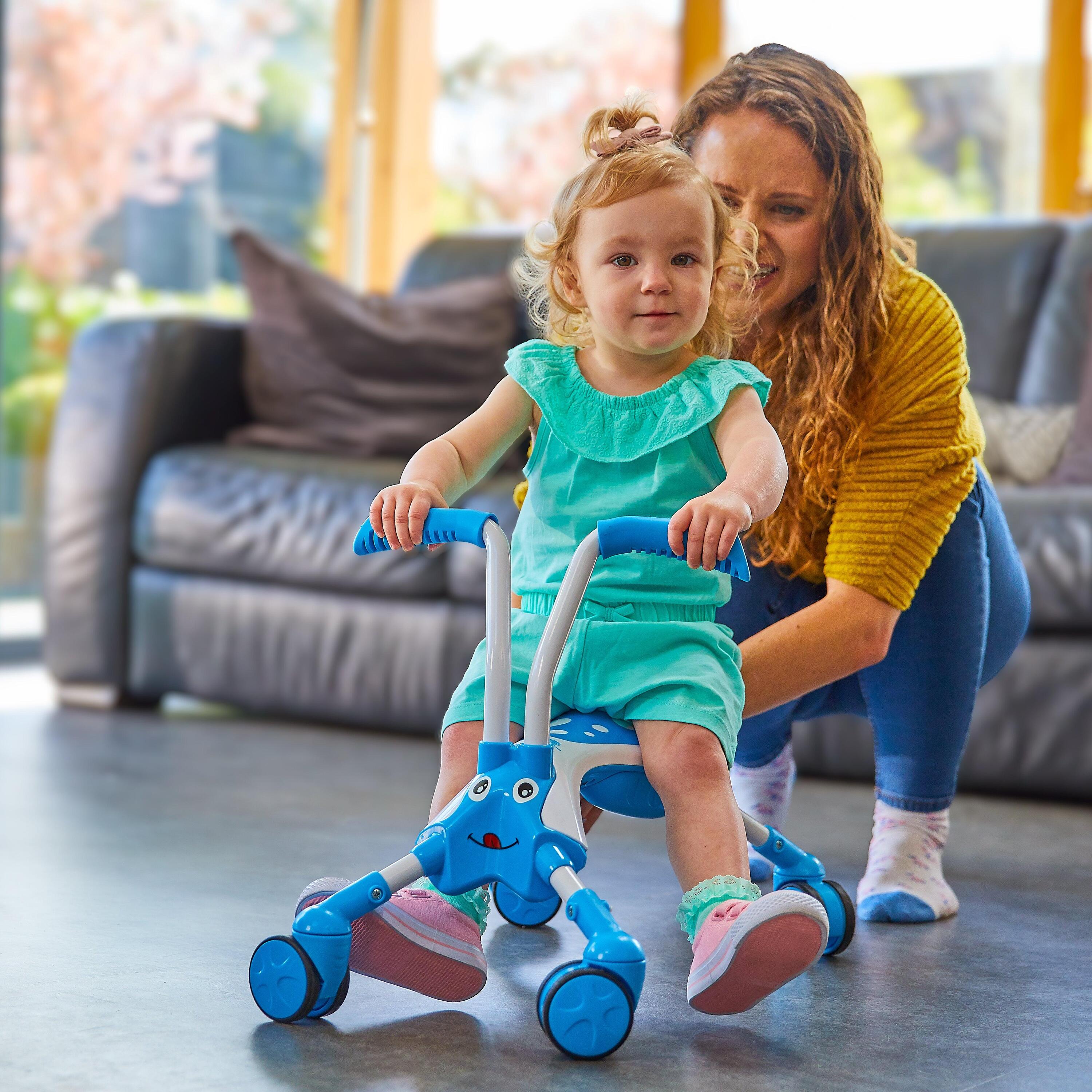 Opvouwbare loopauto met 4 wielen SCRAMBLEBUG TIDE blauw 2/7