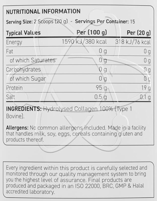 Collagène - Collagen Peptides - Saveur neutre 300g 3/3