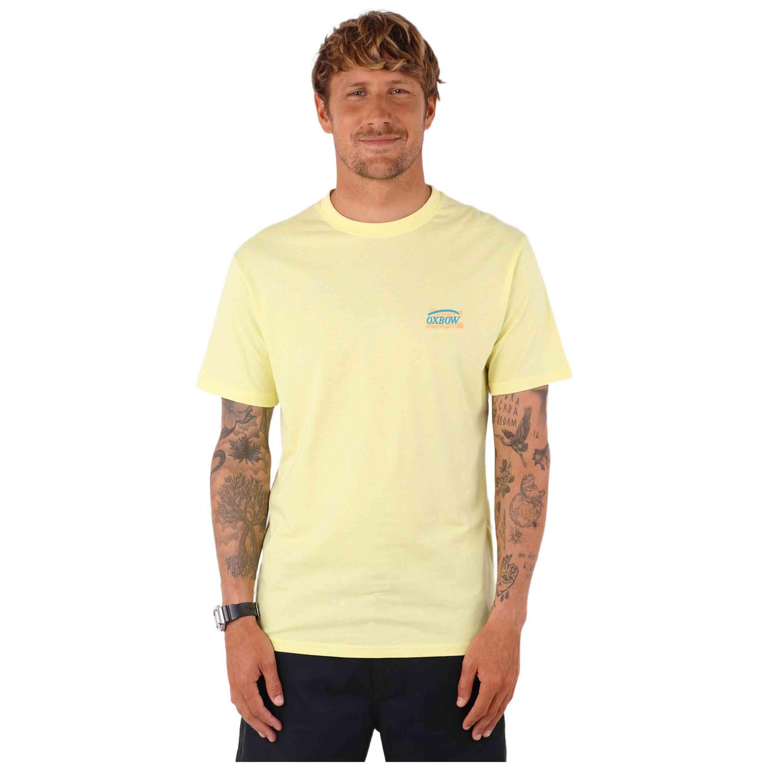 T-shirt Oxbow modèle OXV-931408-CITRON pour homme 3/5