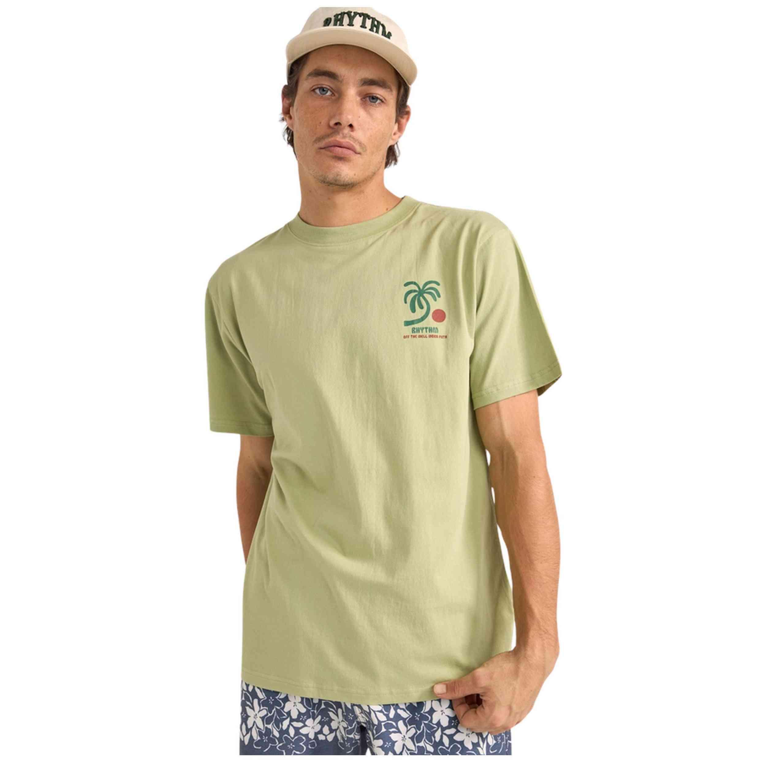 T-shirt met korte mouwen Rhythm model 0125MPT04-PST voor mannen 2/5