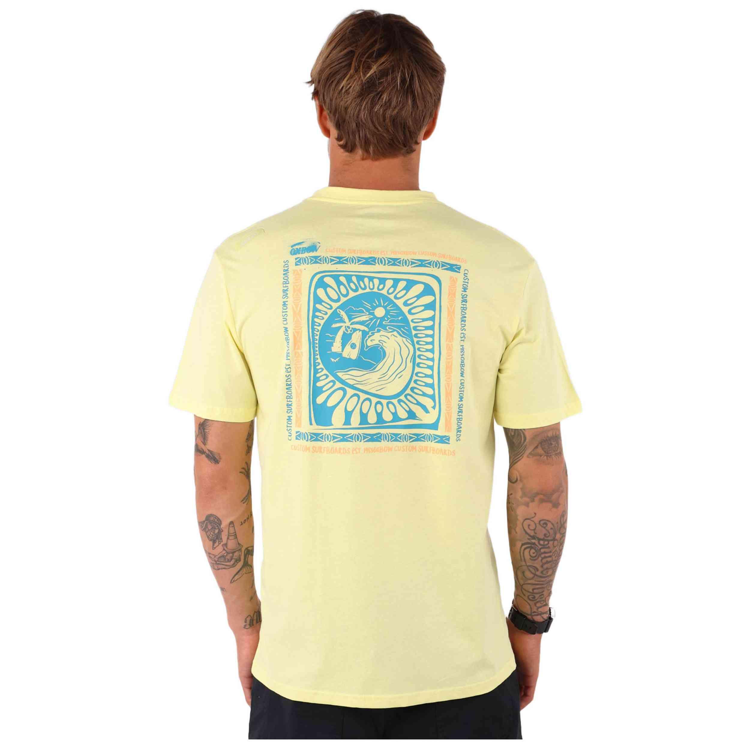 T-shirt Oxbow modèle OXV-931408-CITRON pour homme 4/5