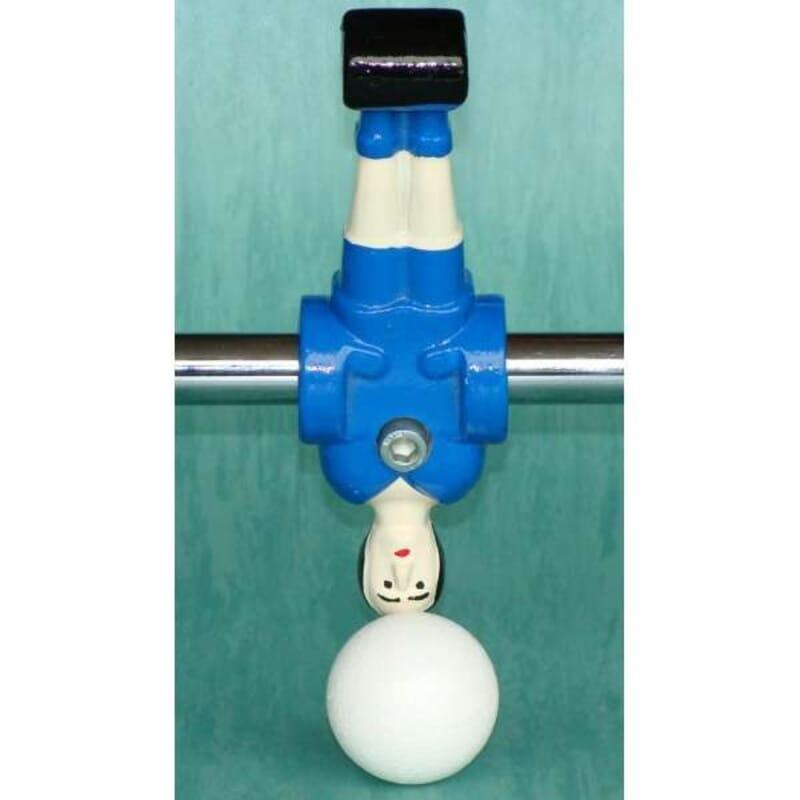 LOT DE 10 BALLES LIEGES BLANC POUR BABYFOOT 4/4