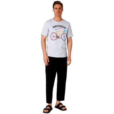 T-shirt met korte mouwen jack&jones model 12228950-lightgrey voor mannen