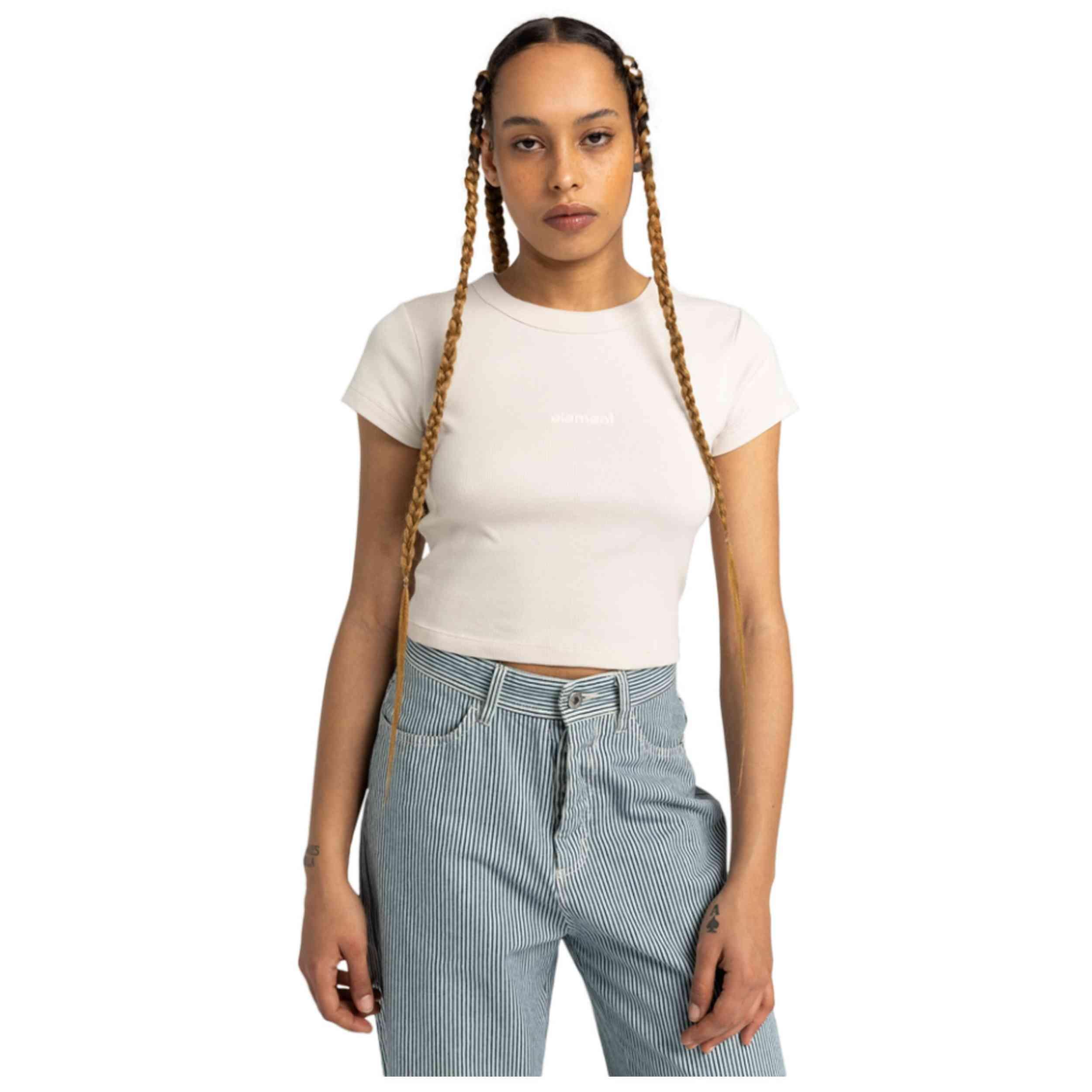 Element - T-shirt Element Modèle Eljkt00117-teg0 Pour Femmes - T-shirt Manches Courtes - Blanc - Decathlon
