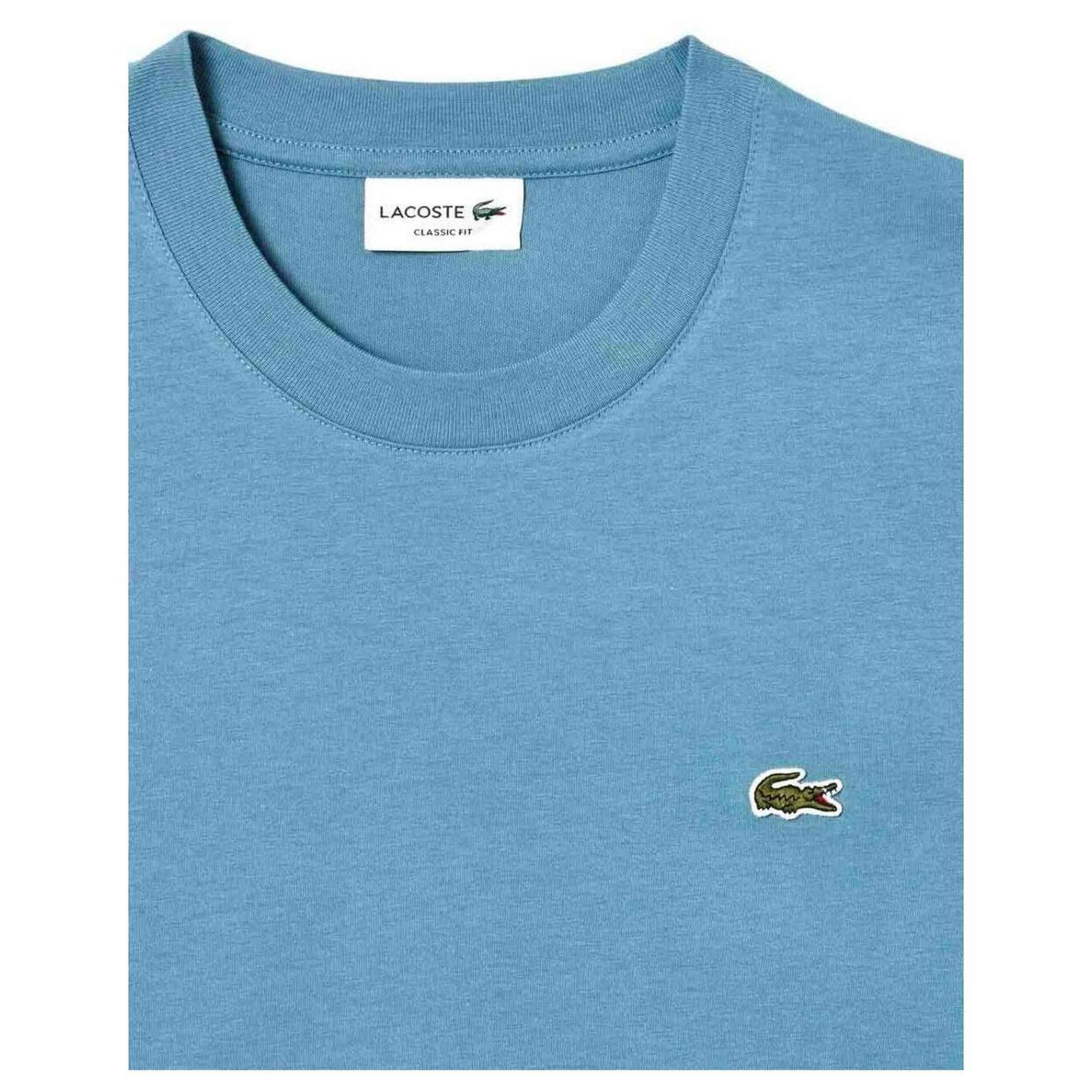 T-shirt Lacoste Modèle Th7318 Tee-shirt Couleur Bleu 5/5