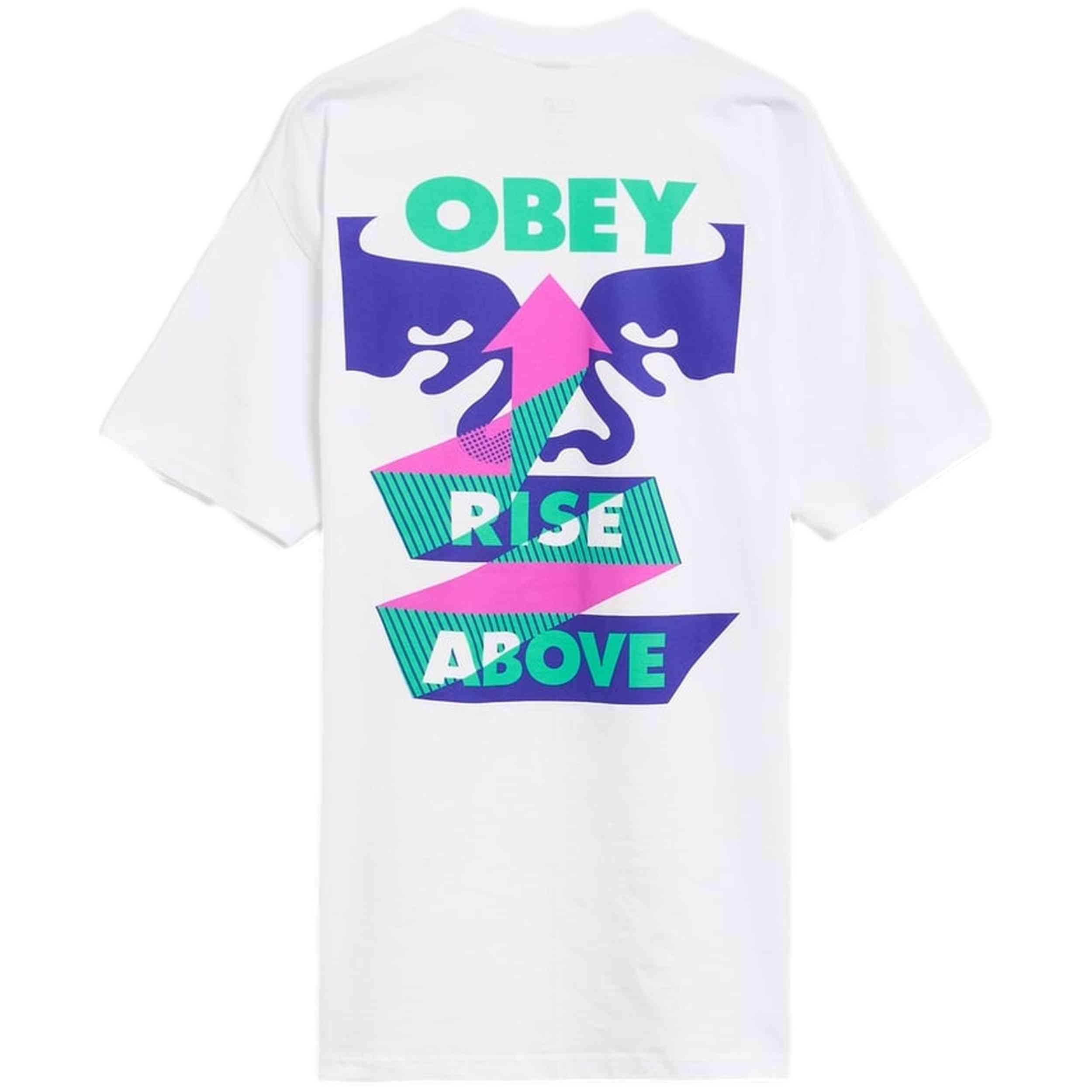 Maglia a maniche corte Obey clothing modello 165263936-WHT per uomini 2/2