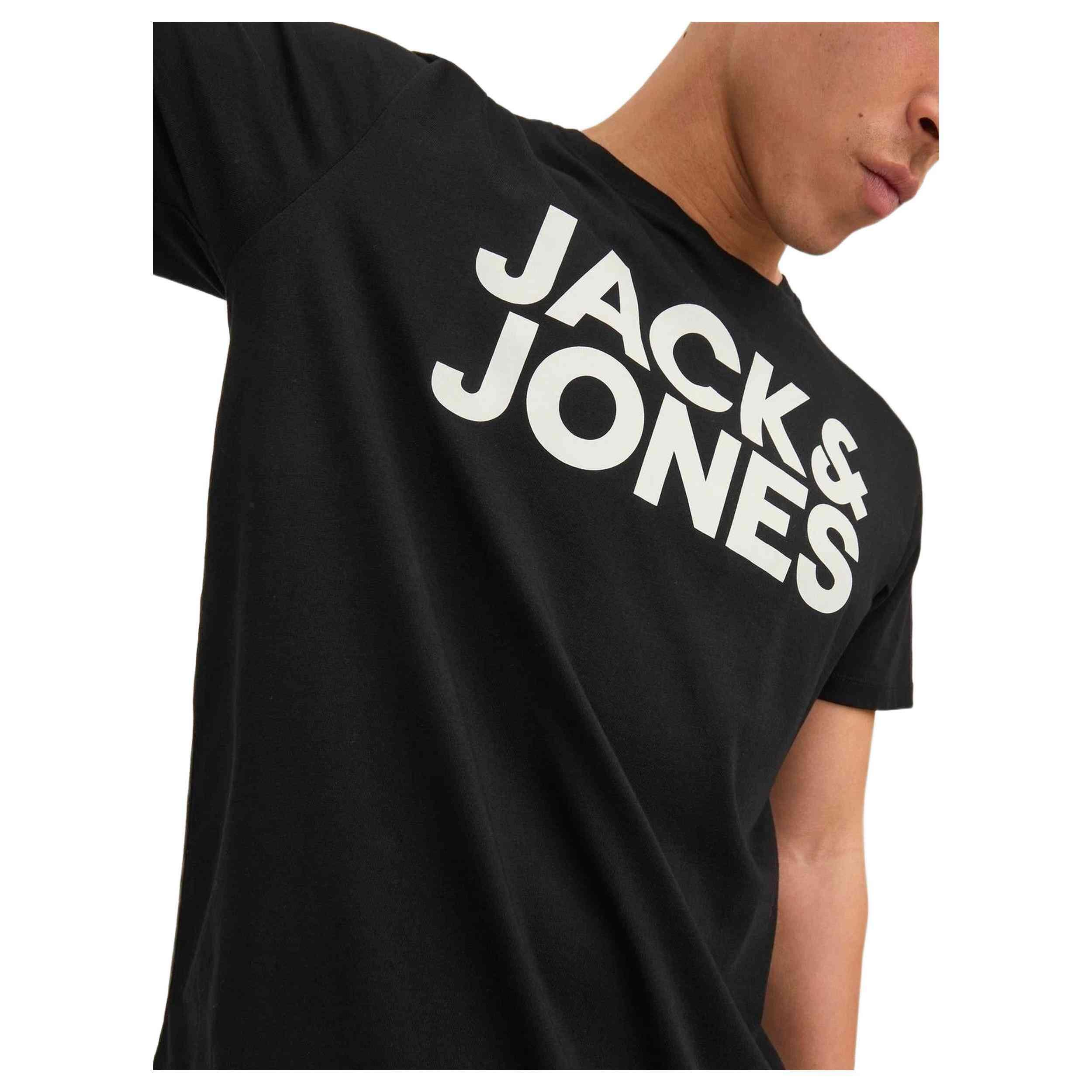 Maglia a maniche corte Jack&jones modello 12151955-BLACK-SLIM-SMALL per uomini 5/5