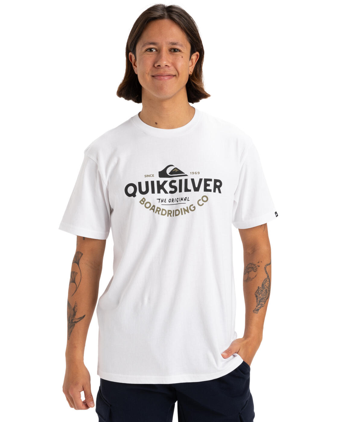 T-shirt à manches courtes TYPED OUT Blanc Homme 1/5