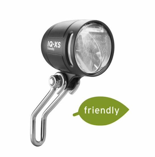 Busch & Müller Dynamo LED Scheinwerfer Lumotec IQ-XS Friendly T, Schwarz