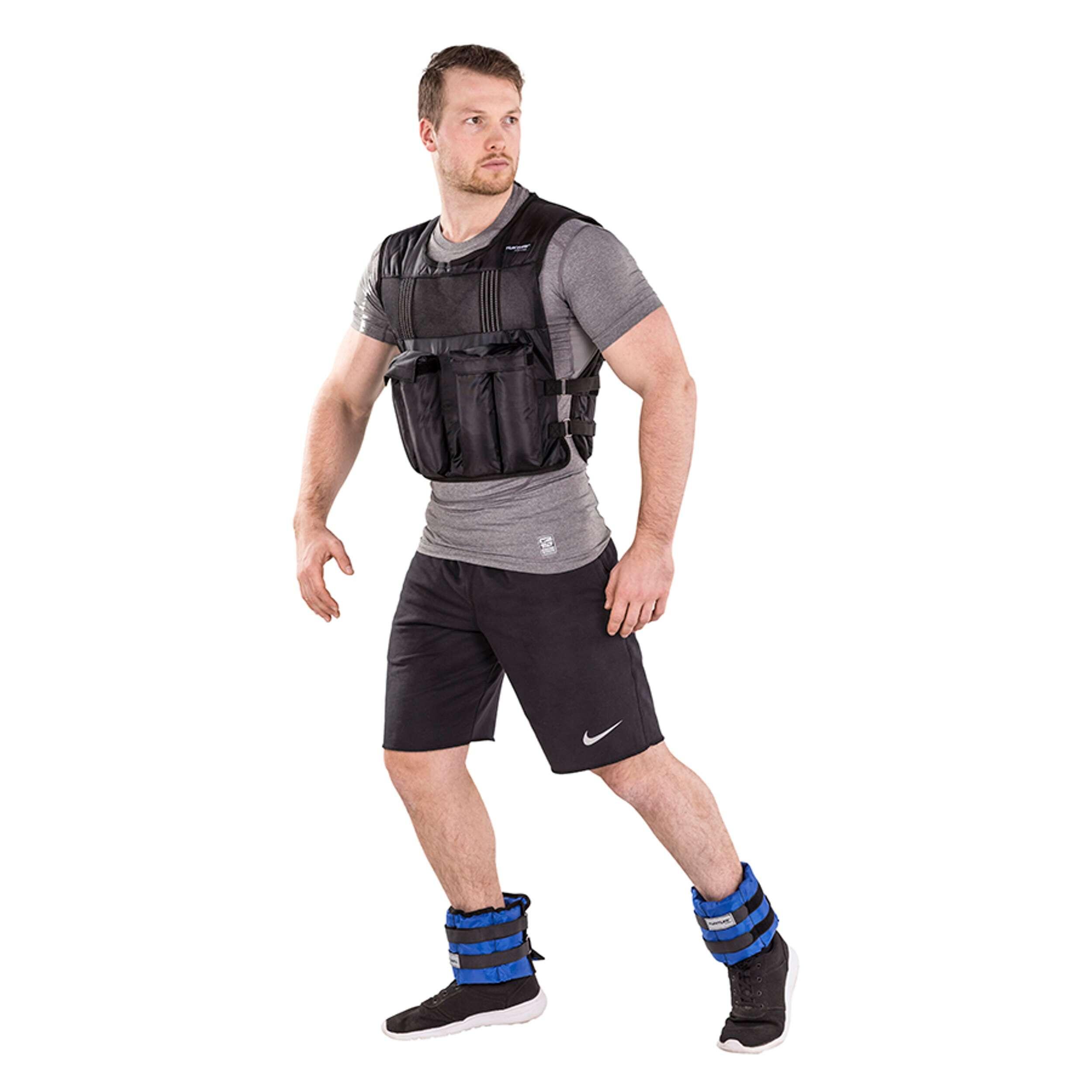 Ducomi Luc Gilet Lesté Ajustable - Gilet Lesté avec Sacs de Sable