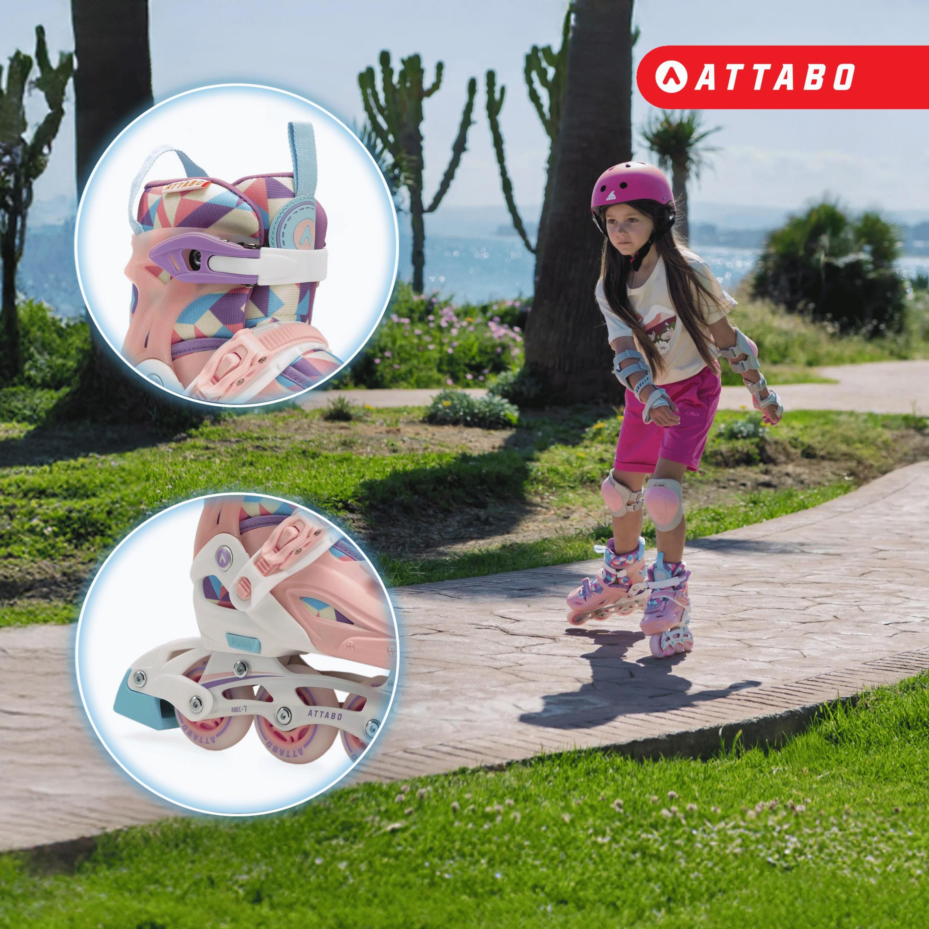 Patines en línea infantiles ATTABO Flashled 6/7
