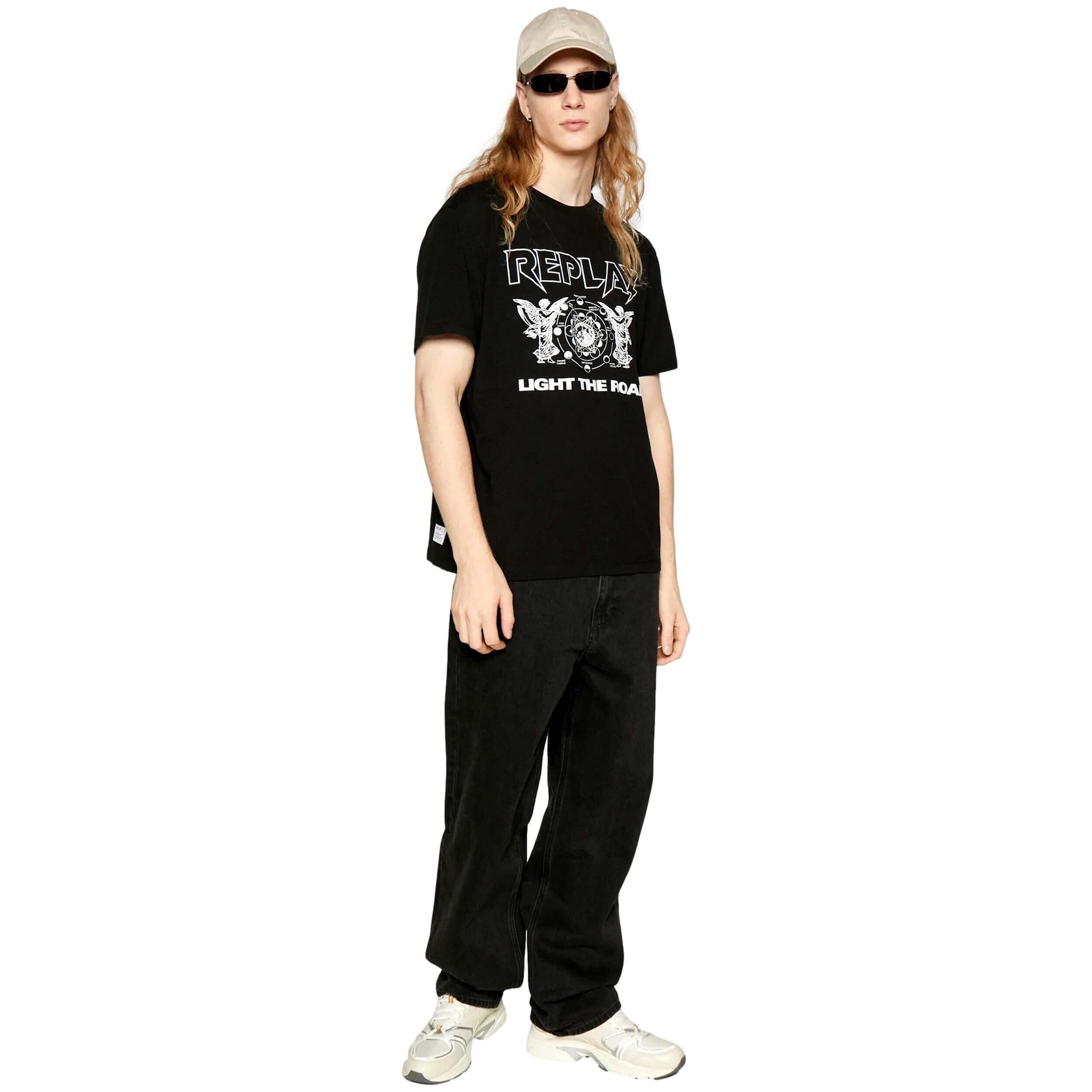Maglia a maniche corte Replay modello M66472660098 per uomini 2/5