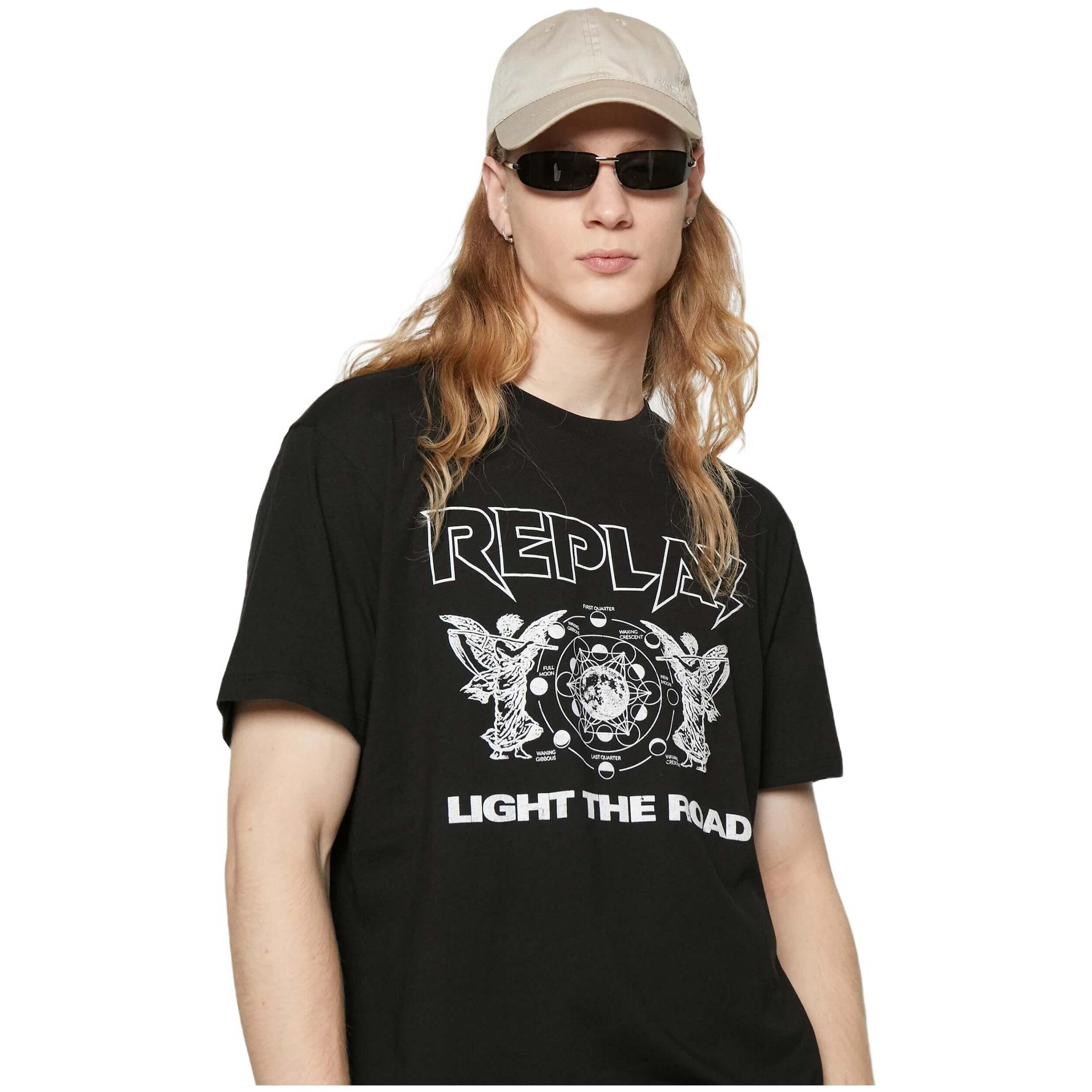 Maglia a maniche corte Replay modello M66472660098 per uomini 4/5