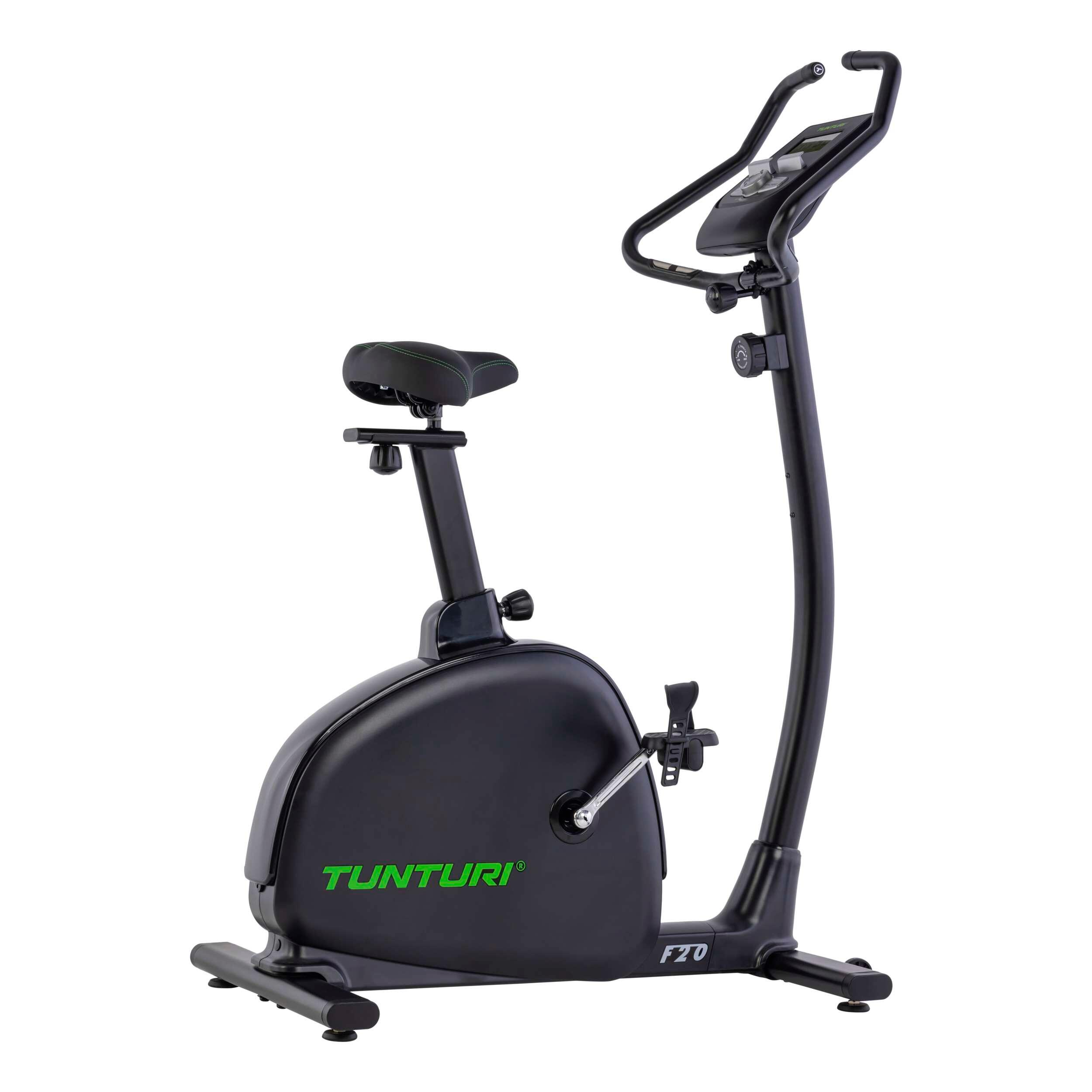 Tunturi - Vélo D'Appartement - Accès Bas - Poids Utilisateur 150 Kg - Signature F20 - Vélo D'Appartement - Noir|vert - Taille Unique - Decathlon