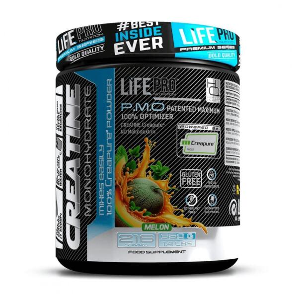 LIFEPROOF Creatine (Creapure®) - 650 g LifePRO Meloen