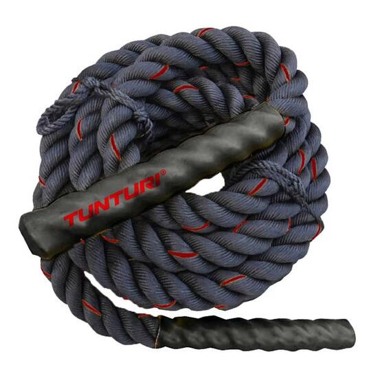 Corde ondulatoire de musculation battle rope Functional Training 15m noire