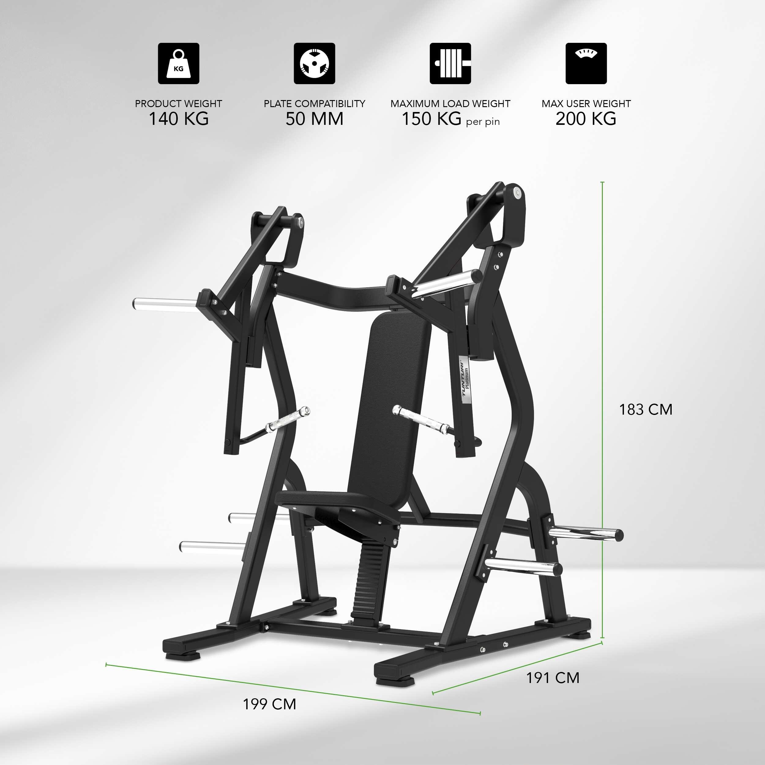 Tunturi Platinum Plate Loaded Chest Press 2/7