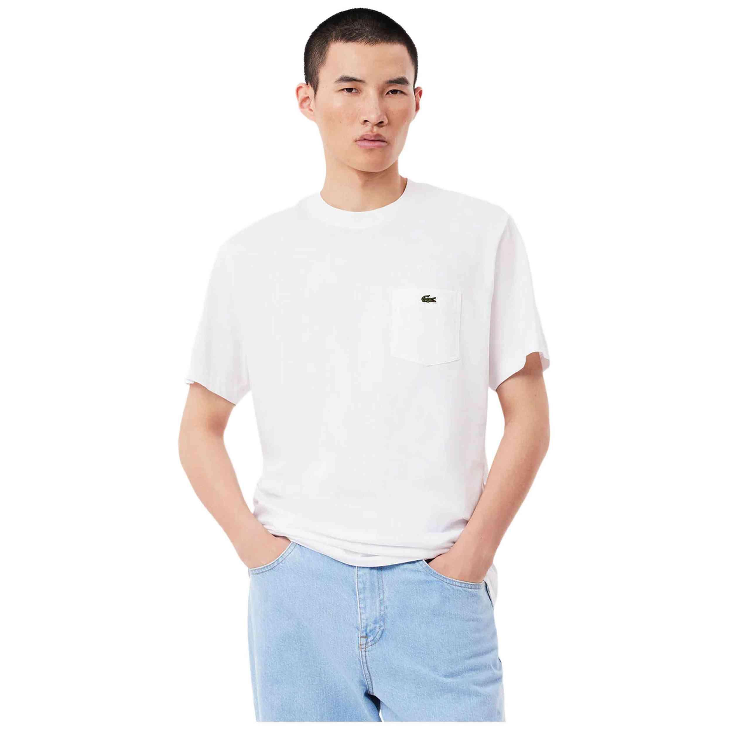 Lacoste - Camiseta blanca TH2827-001 3/5