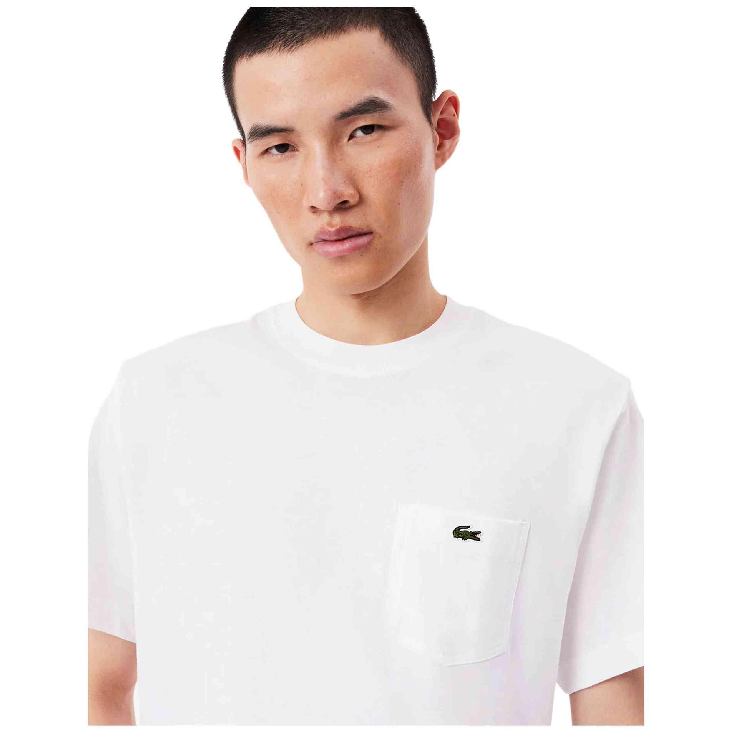 Lacoste - Camiseta blanca TH2827-001 4/5