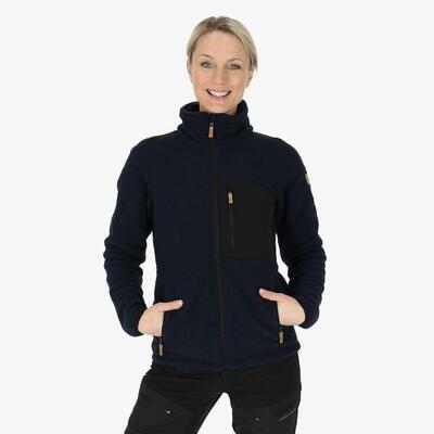 Dames hiking fleecejack nordkap pile