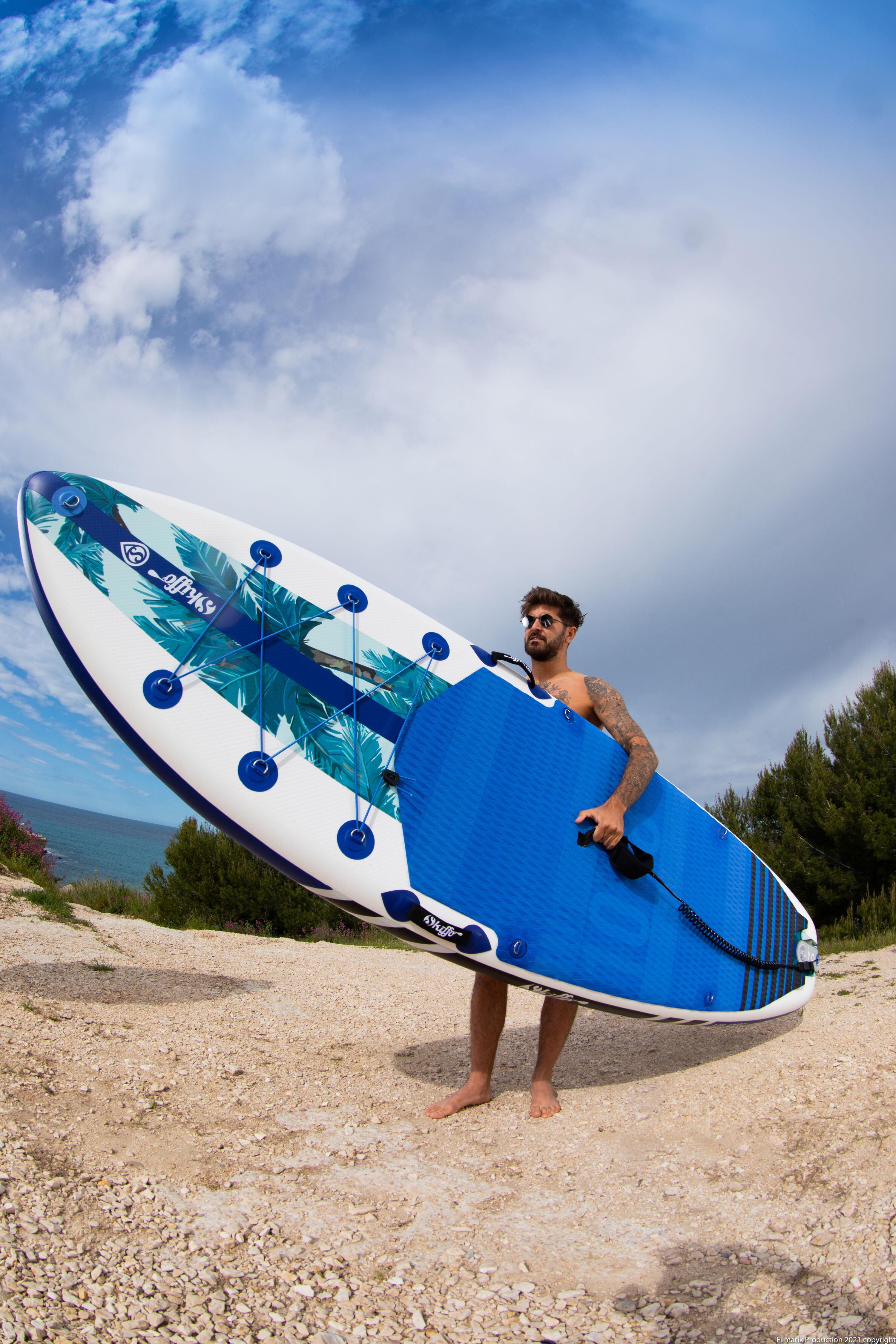Vielseitiges Aufblasbares SUP Skiffo LUI Dropstitch 325x84x15cm 10'8x33"x6" 2/7