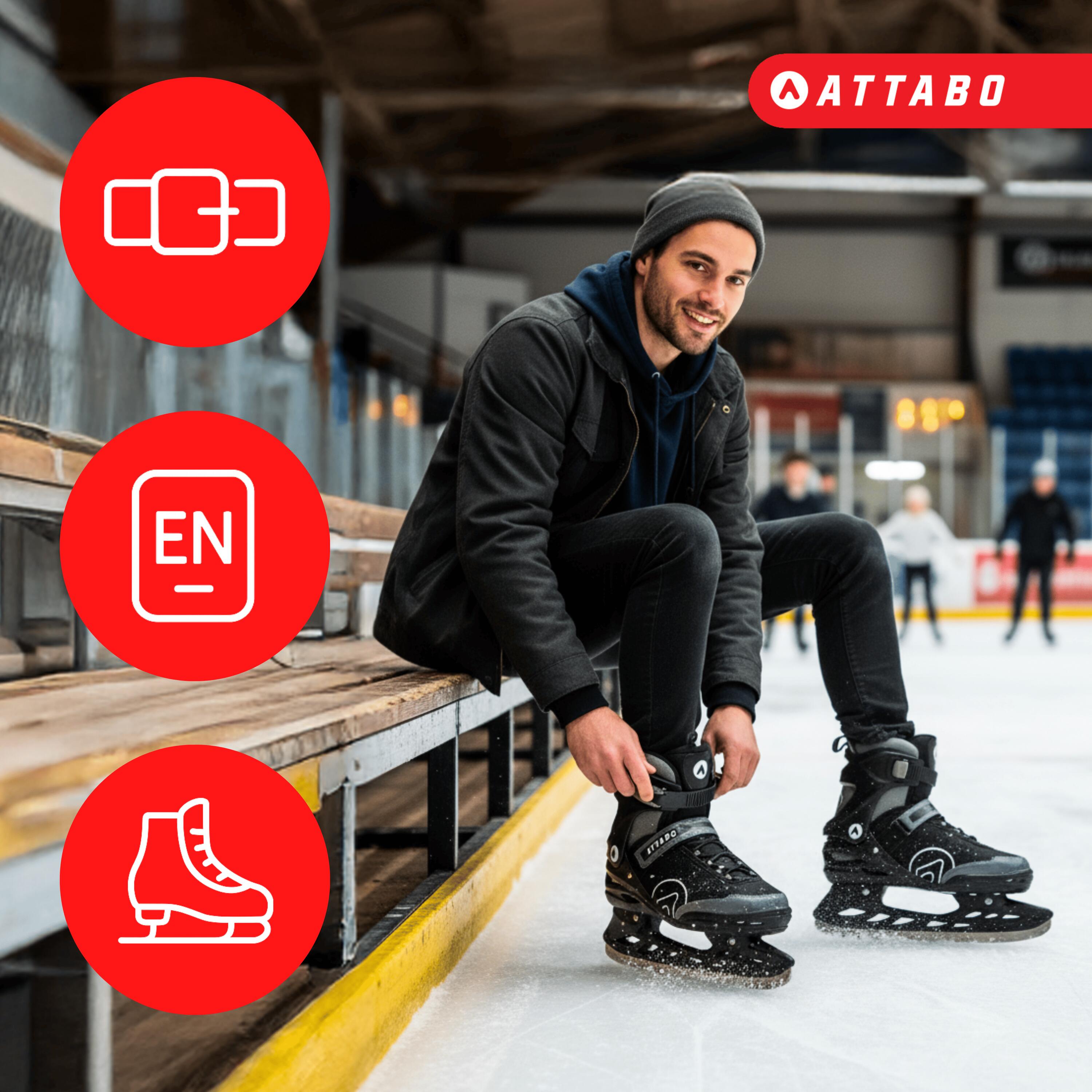 ATTABO Tore patins à glace récréatifs pour hommes 6/7