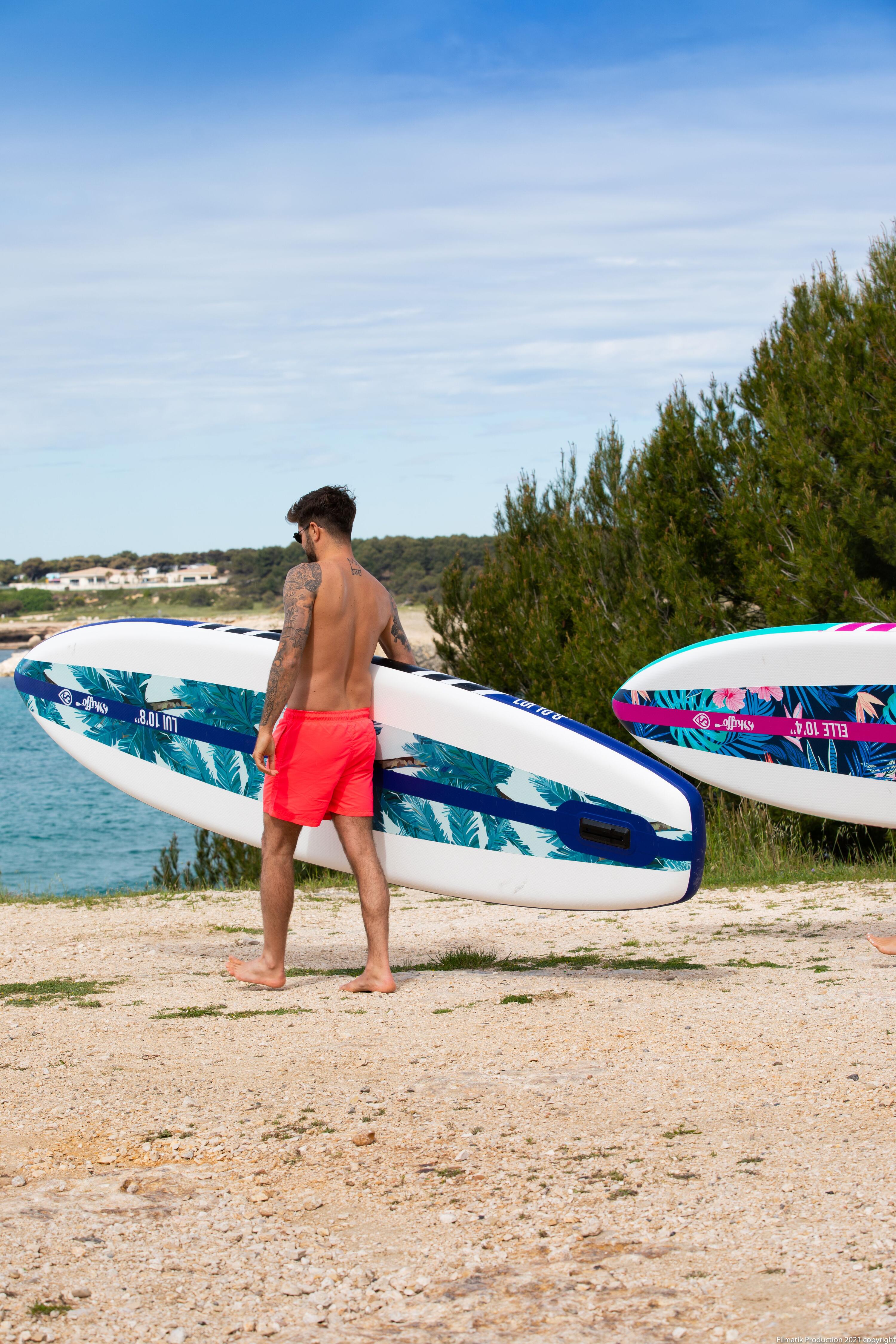 Vielseitiges Aufblasbares SUP Skiffo LUI Dropstitch 325x84x15cm 10'8x33"x6" 7/7