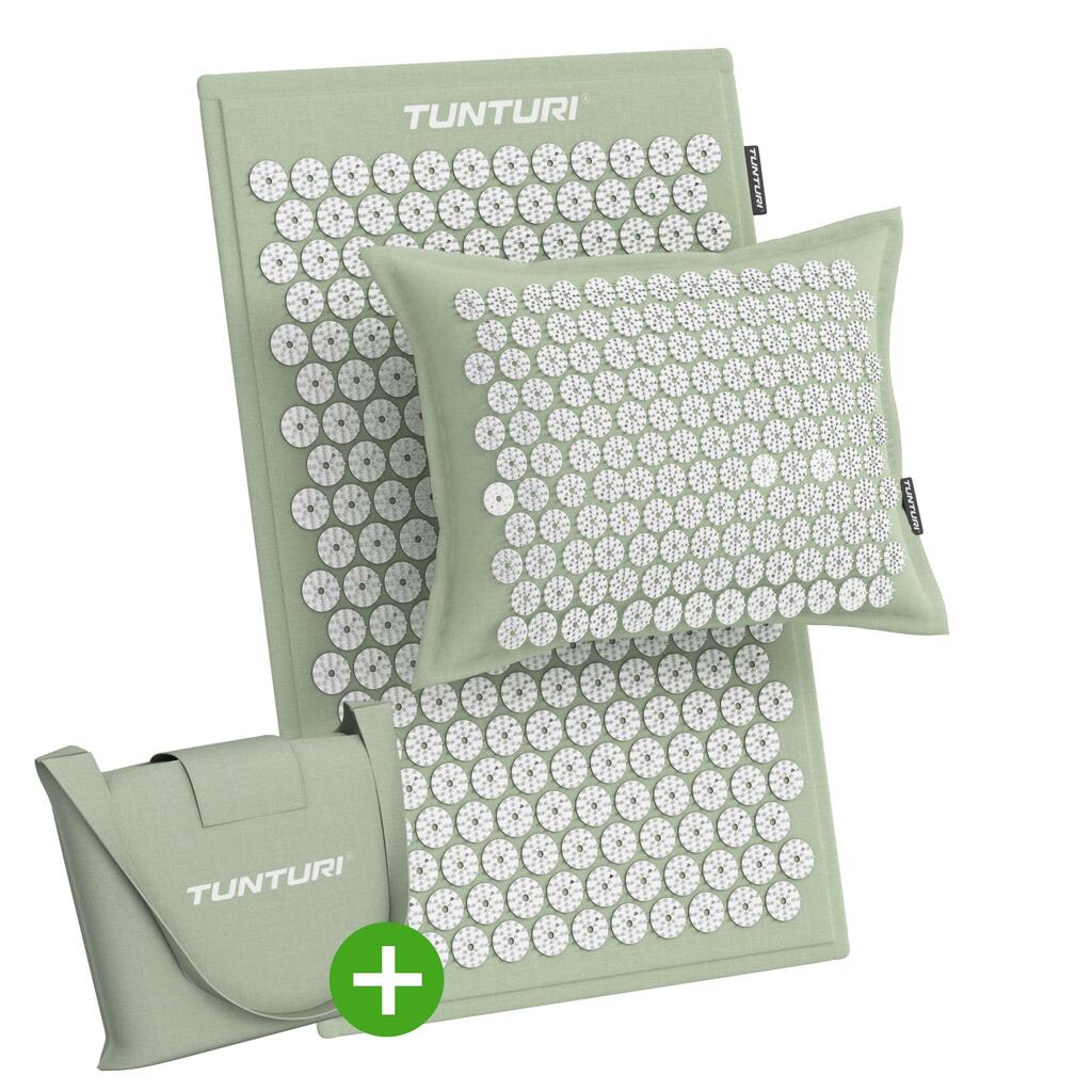 Acupressure Mat Pro with Pillow – Meditation Mat – 68x42x2 cm – Mint