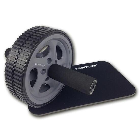 Ab roller met kniemat voor buikspieren en core training thuis