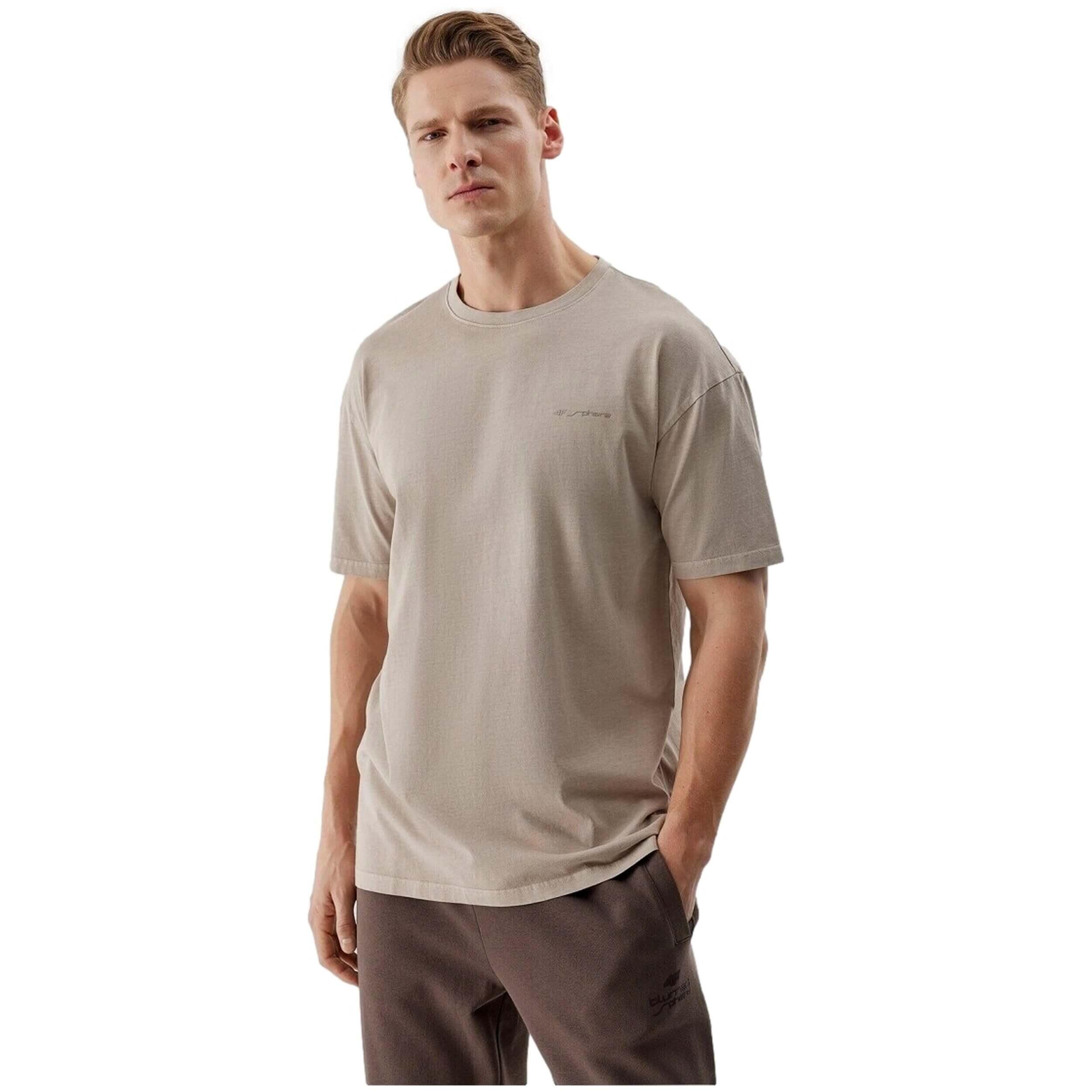 Maglia a maniche corte 4f modello 4FWSS24TTSHM1316-83S per uomini 2/4