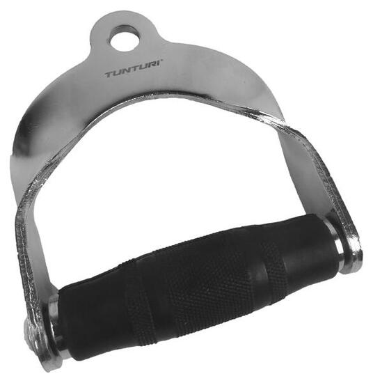 Poignée pour câble traction appareil musculation chrome