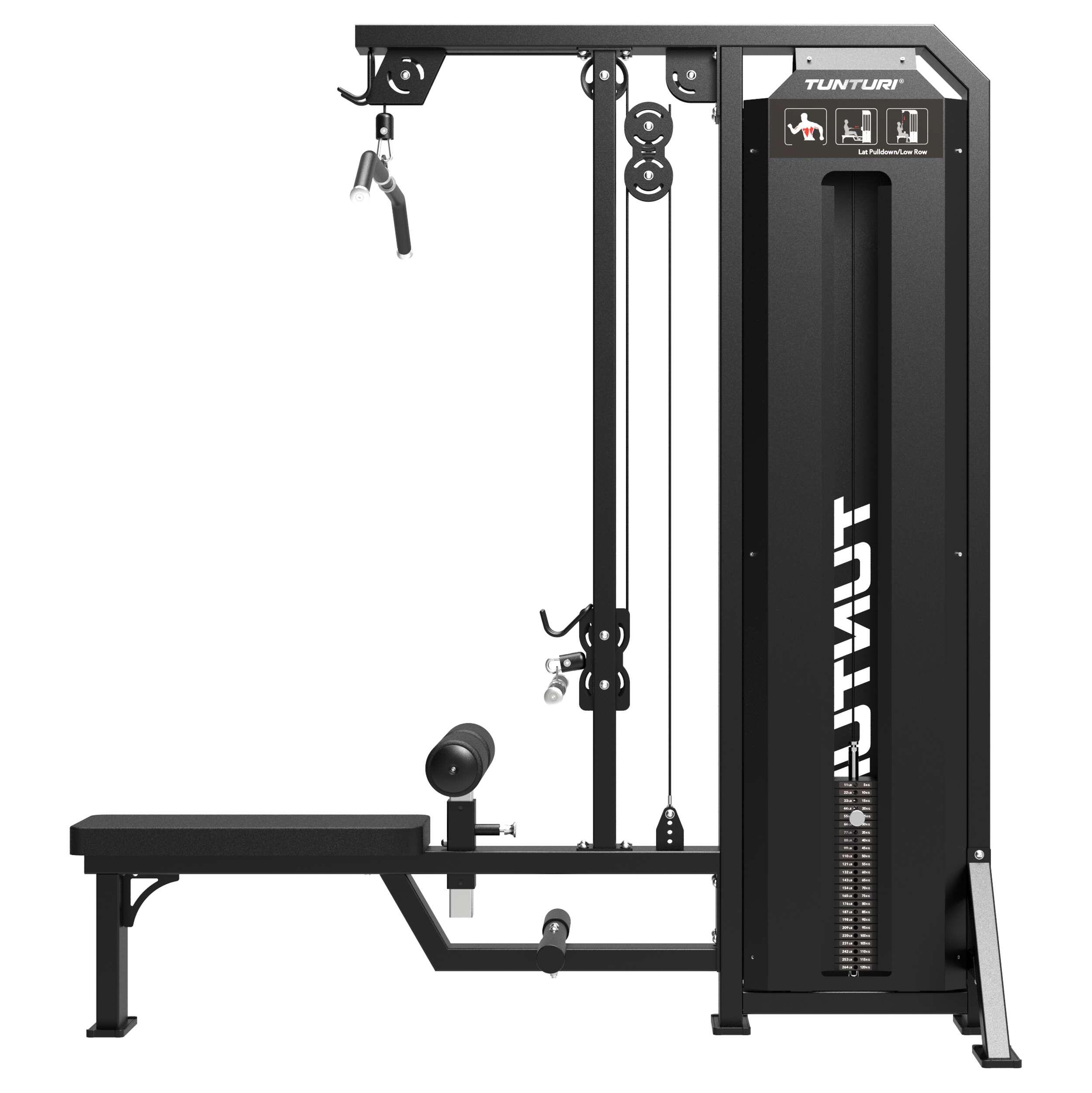 Tunturi Platinum Dual Lat Pulldown/Low row Cable Pull Station 3/7