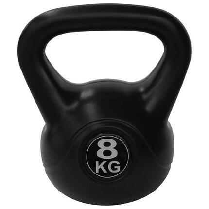 Kettlebell polyéthilène PE 8kg noir