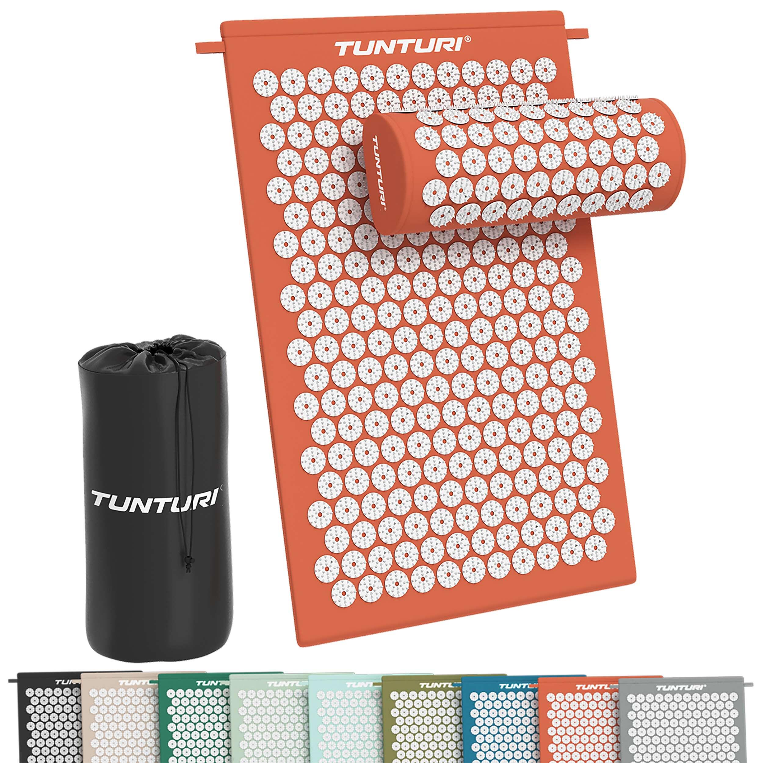 TUNTURI Tunturi pink acupressure mat with pillow 42x68 cm