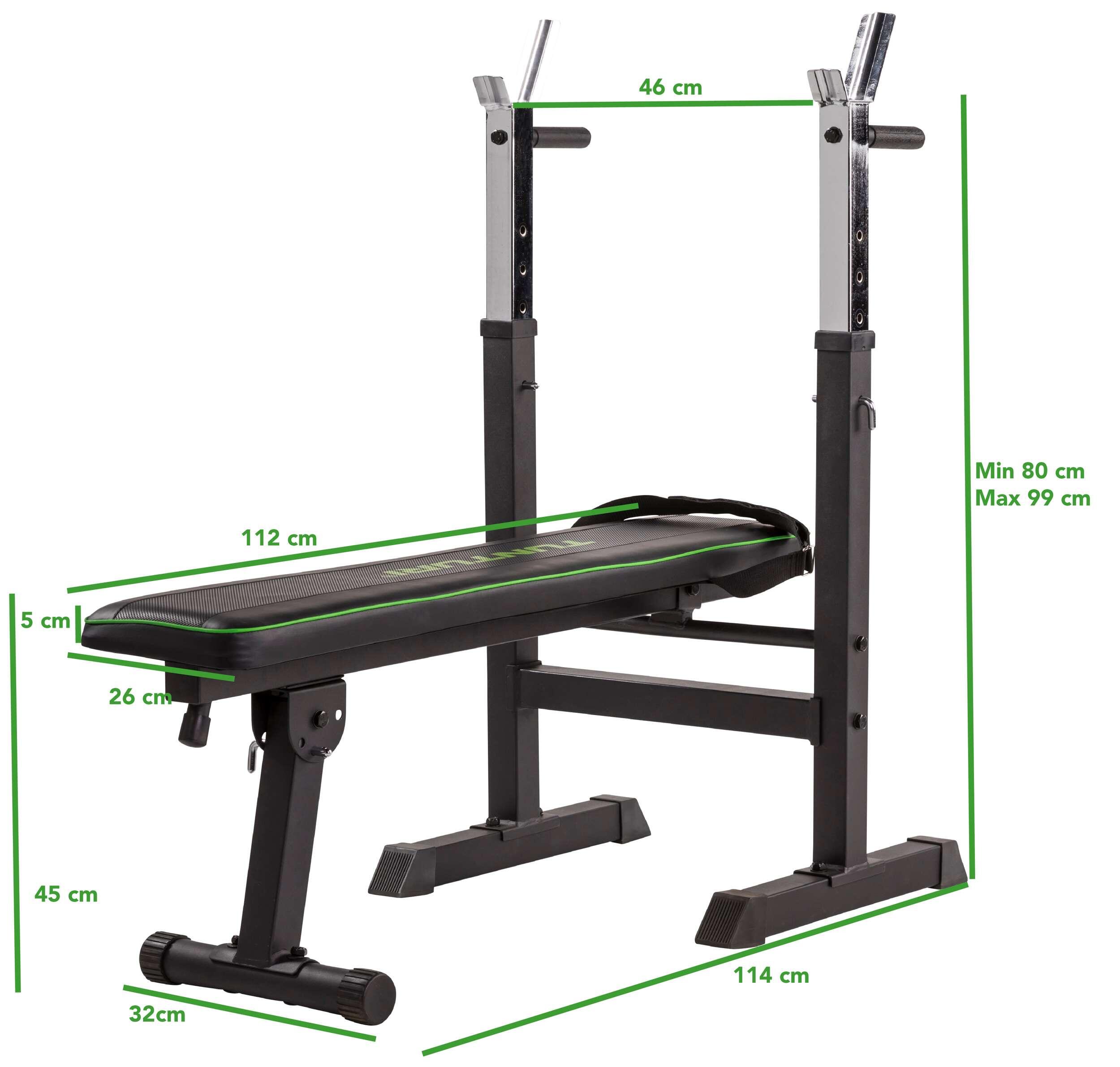 Banco de pesas WB20 Basic Weight Bench Tunturi 5/8
