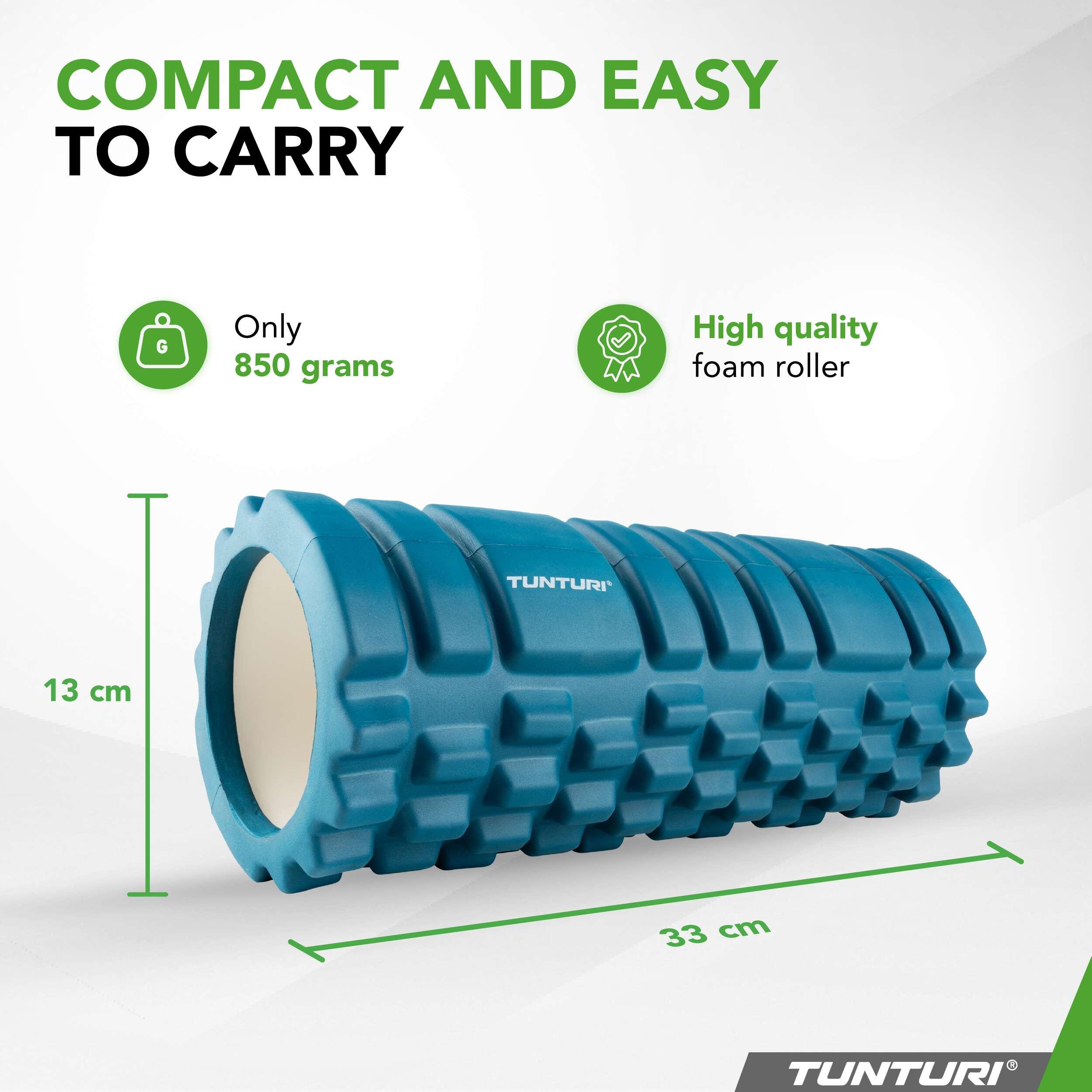 Rodillo De Masaje 33 cm Tunturi Yoga Grid Foam Roller 2/7