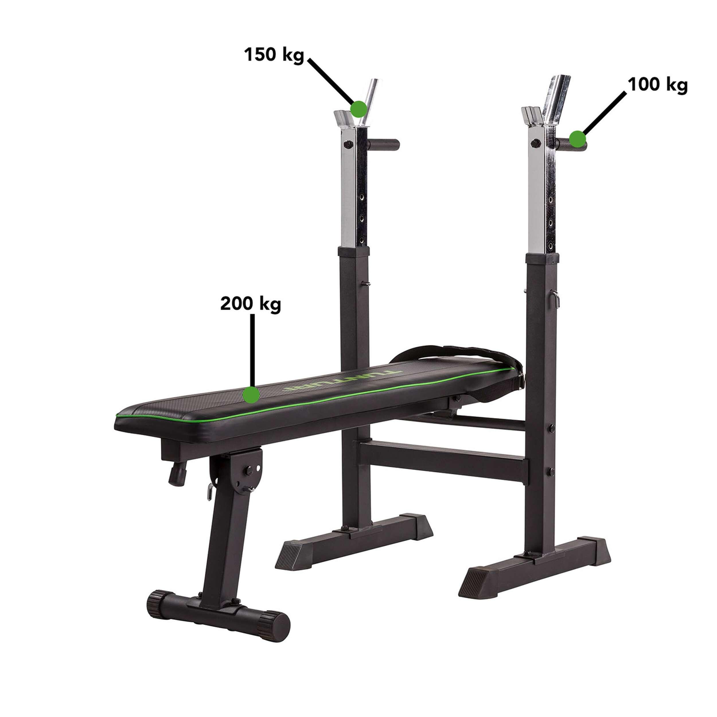 Banco de pesas WB20 Basic Weight Bench Tunturi 4/8