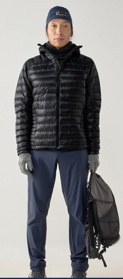 Haglöfs L.I.M Down II Hood Men True Black 4/7
