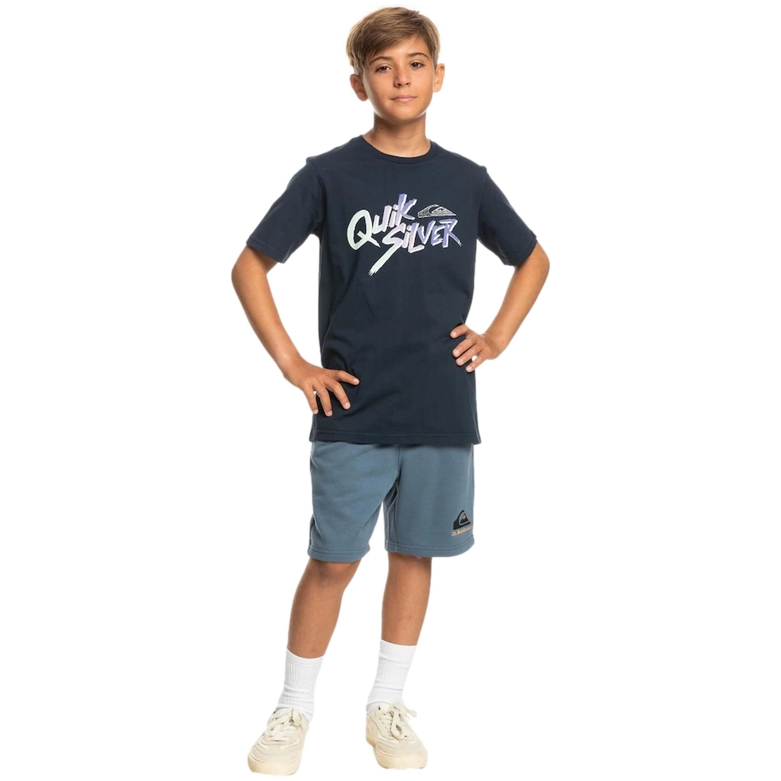 Maglia a maniche corte Quiksilver modello EQBZT04587-WBB0 per ragazzi 4/5