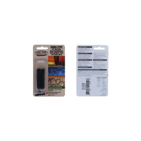 Koolstop Dura R4 klocki hamulcowe szosowe czarne (2 szt.)