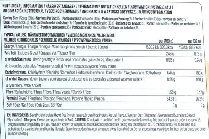 Proteine vegane - Critical Plant - Vaniglia 3/3
