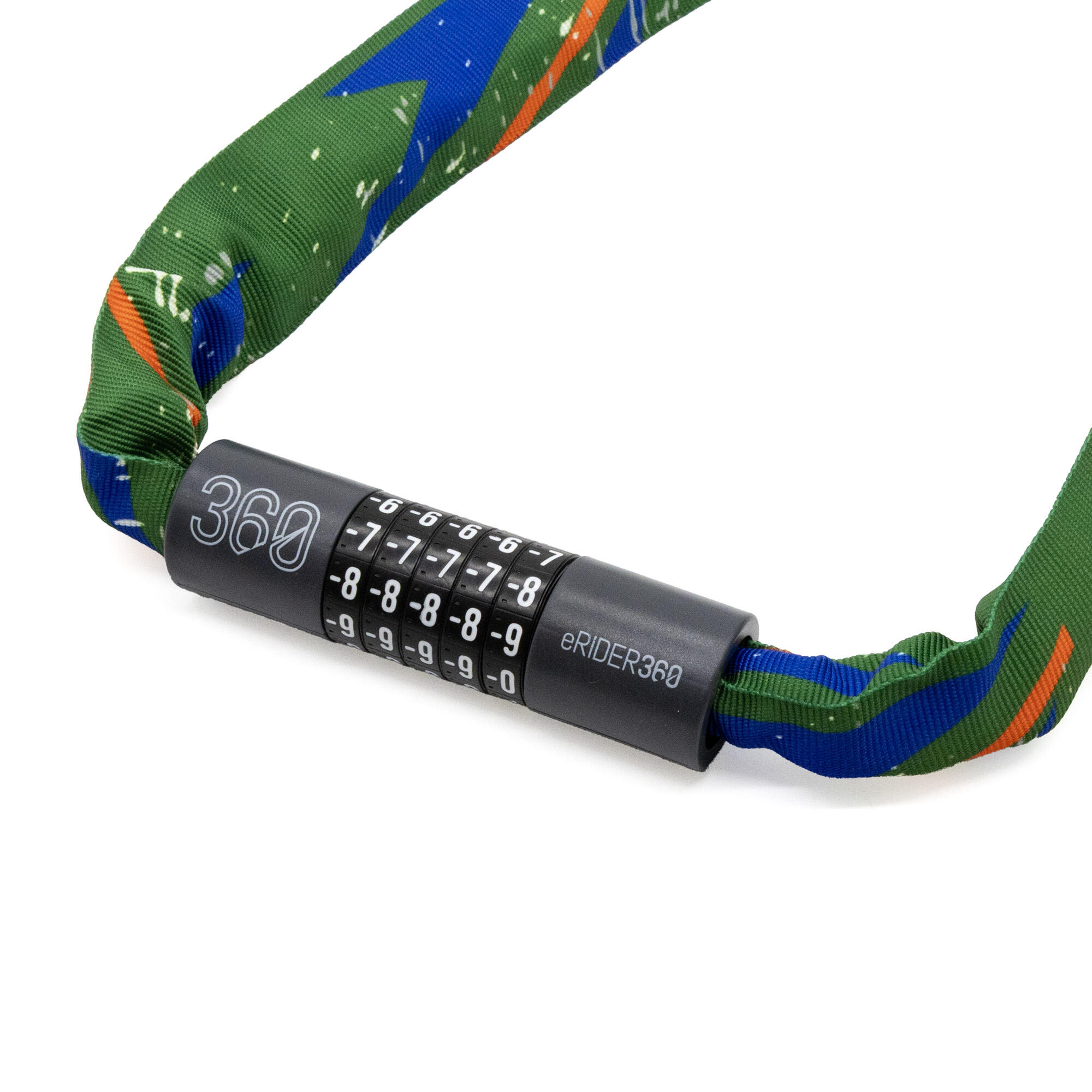 Candado de contraseña EWLK022 funda tela multicolor 2/5
